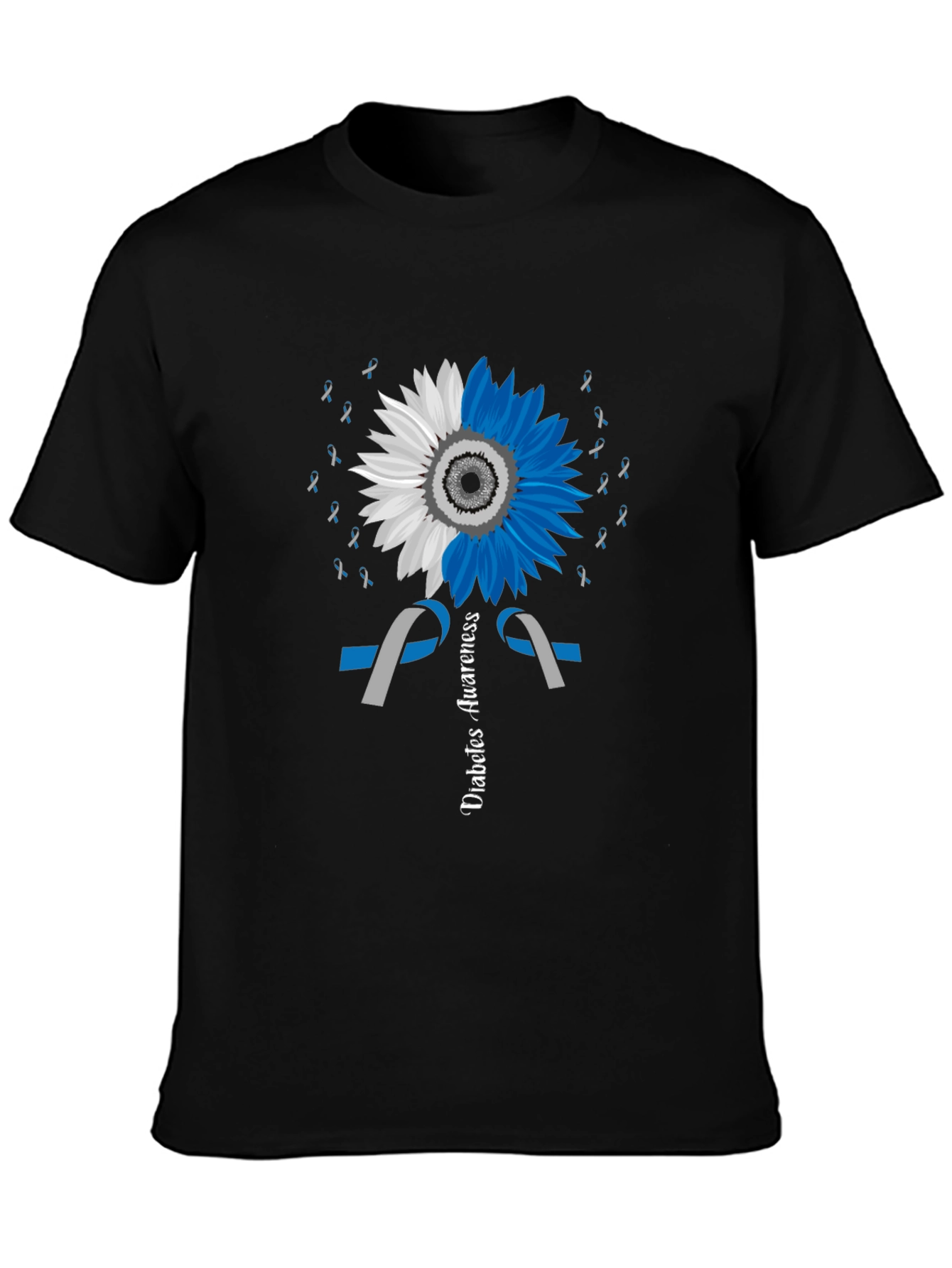Diabetes Awareness Sunflower T-Shirt