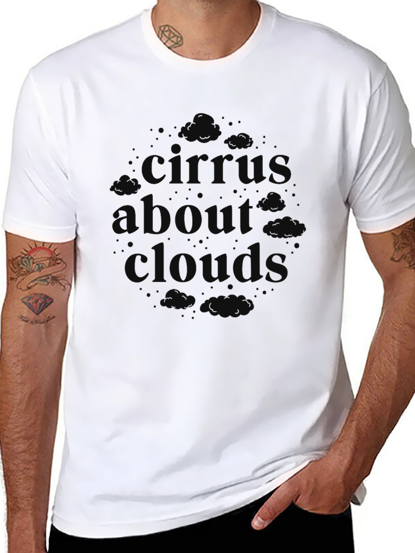 Cirrus About Clouds Black T-Shirt