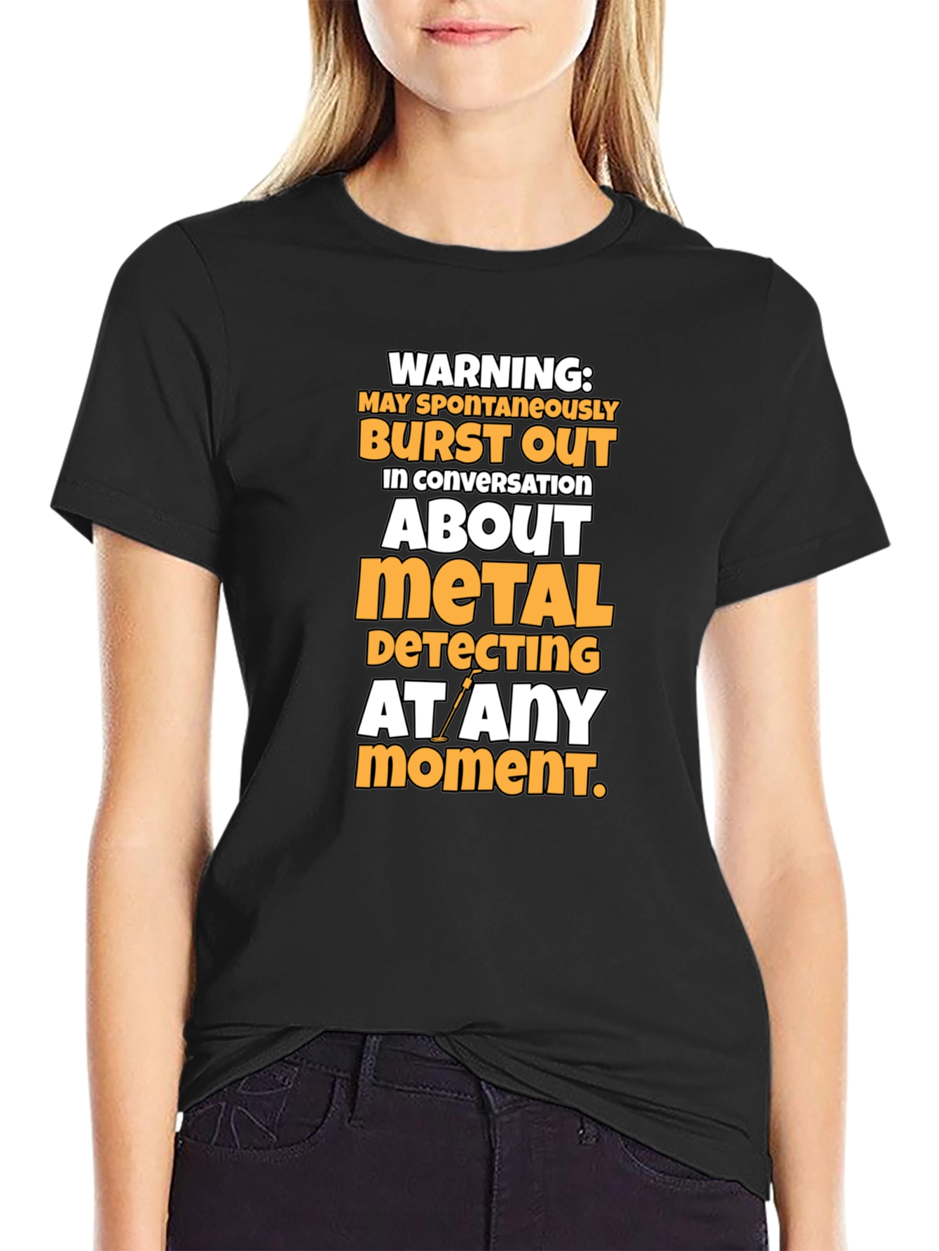 Metal Detecting Warning T-Shirt - Funny Hobby Tee