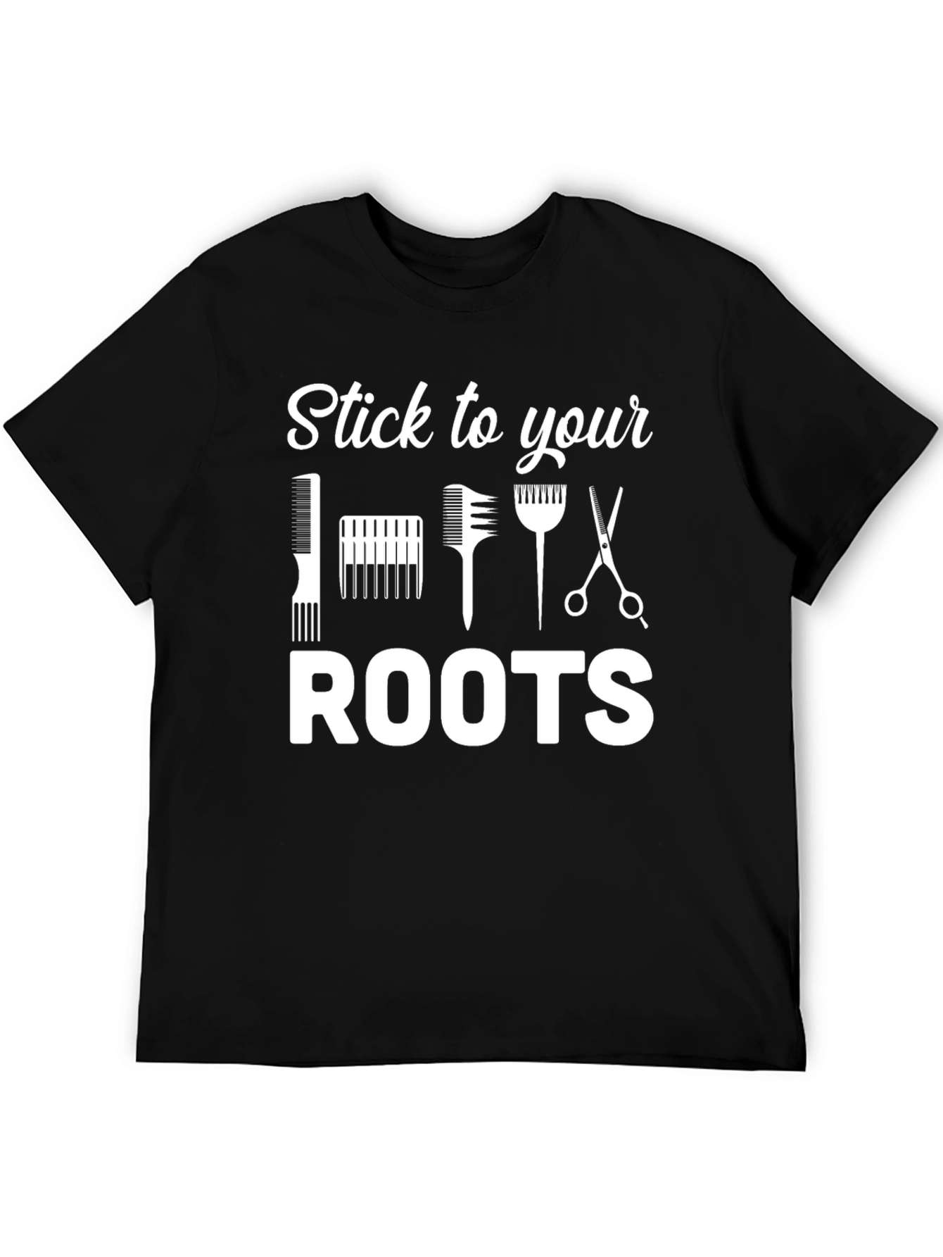 Stick to Your Roots Barber Graphic Tee