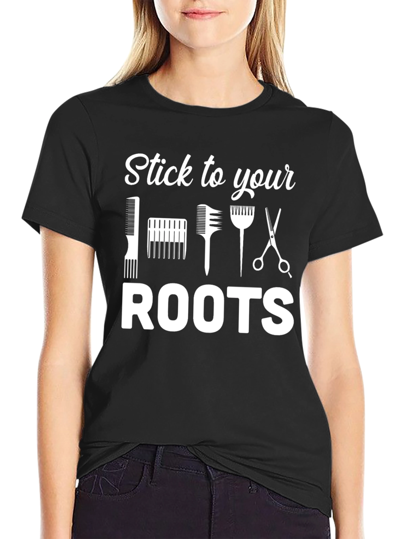 Stick to Your Roots Barber Graphic Tee
