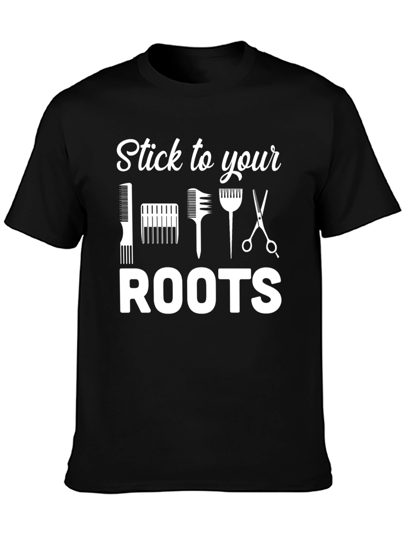 Stick to Your Roots Barber Graphic Tee