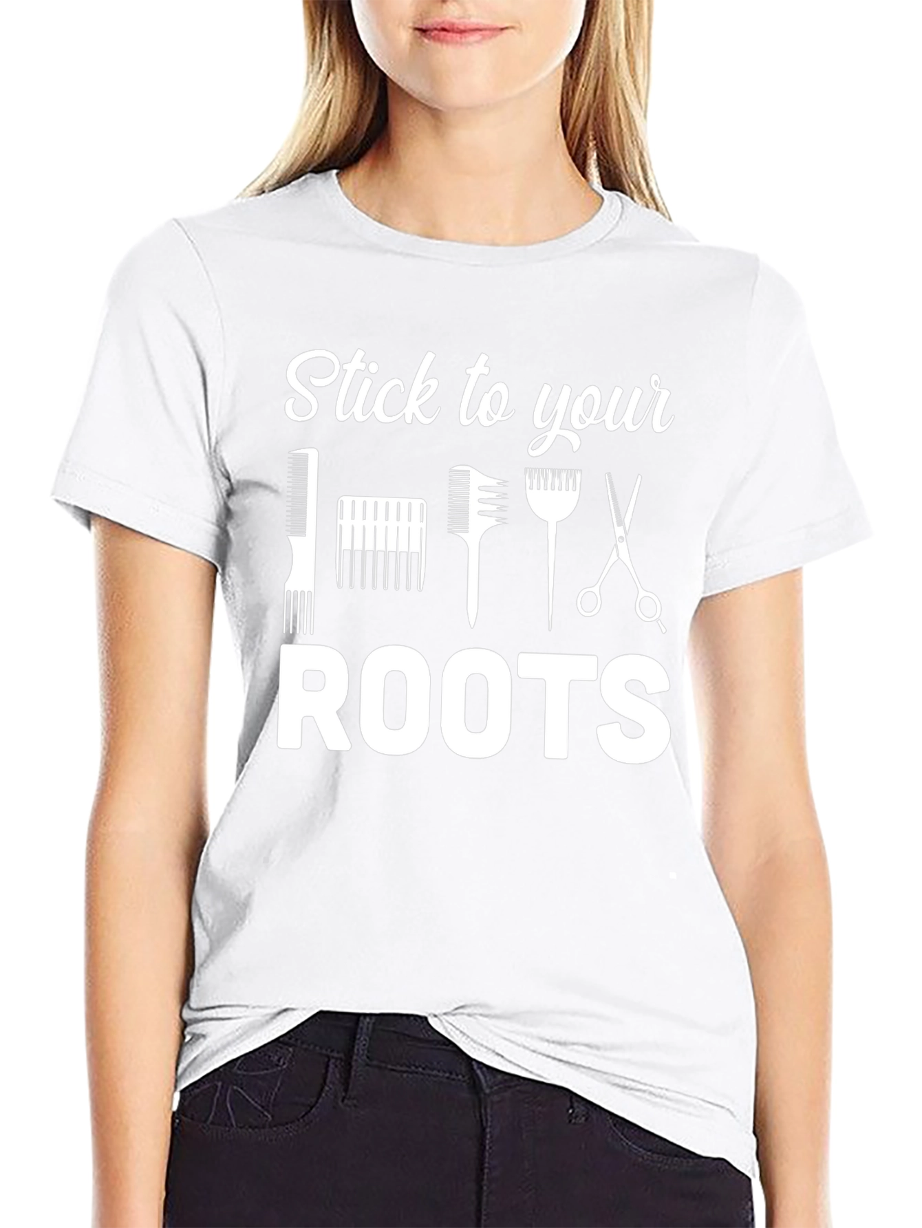 Stick to Your Roots Barber Graphic Tee
