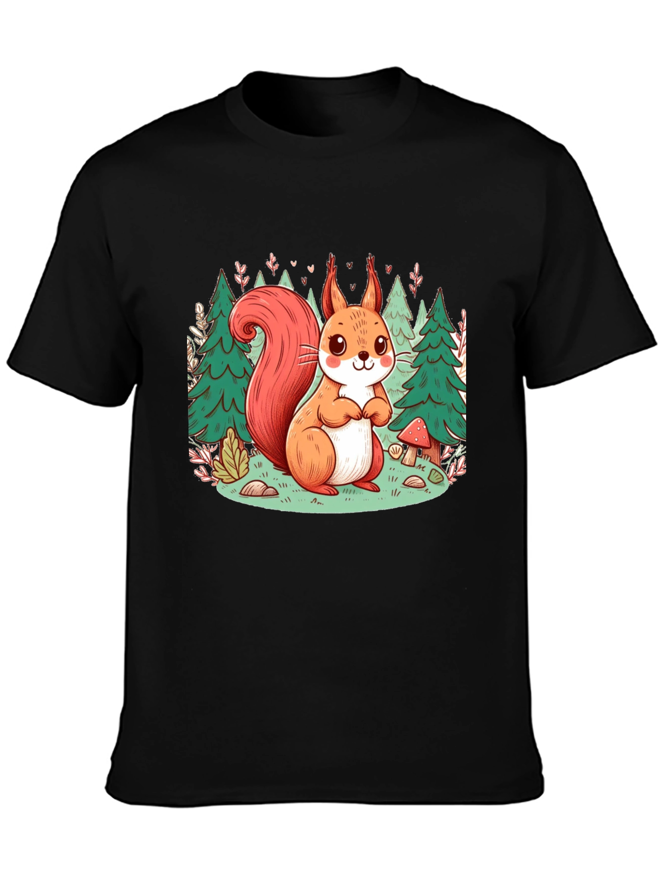 Cute Squirrel Forest T-Shirt