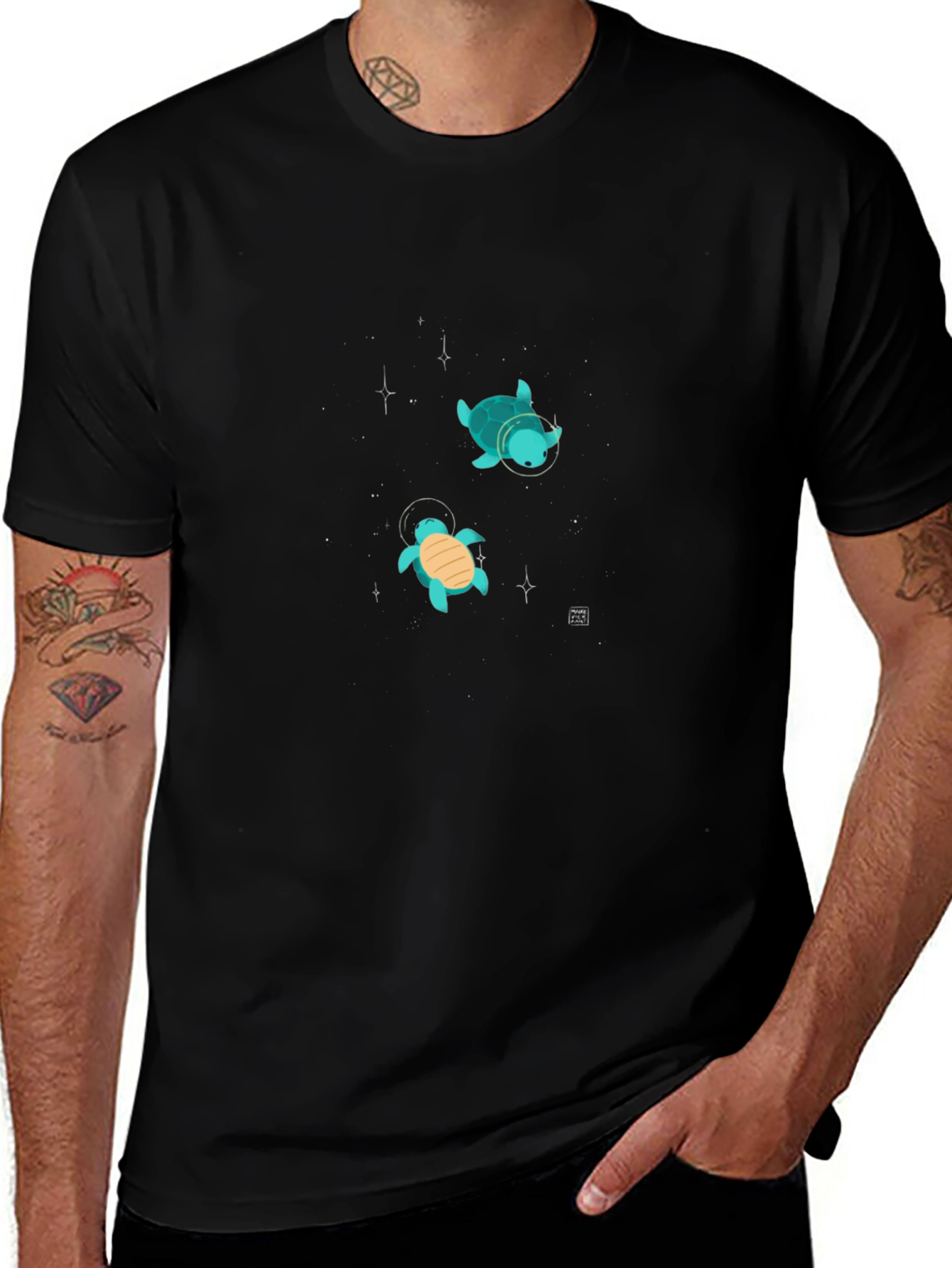 Cosmic Turtle T-Shirt - Space Adventure Tee