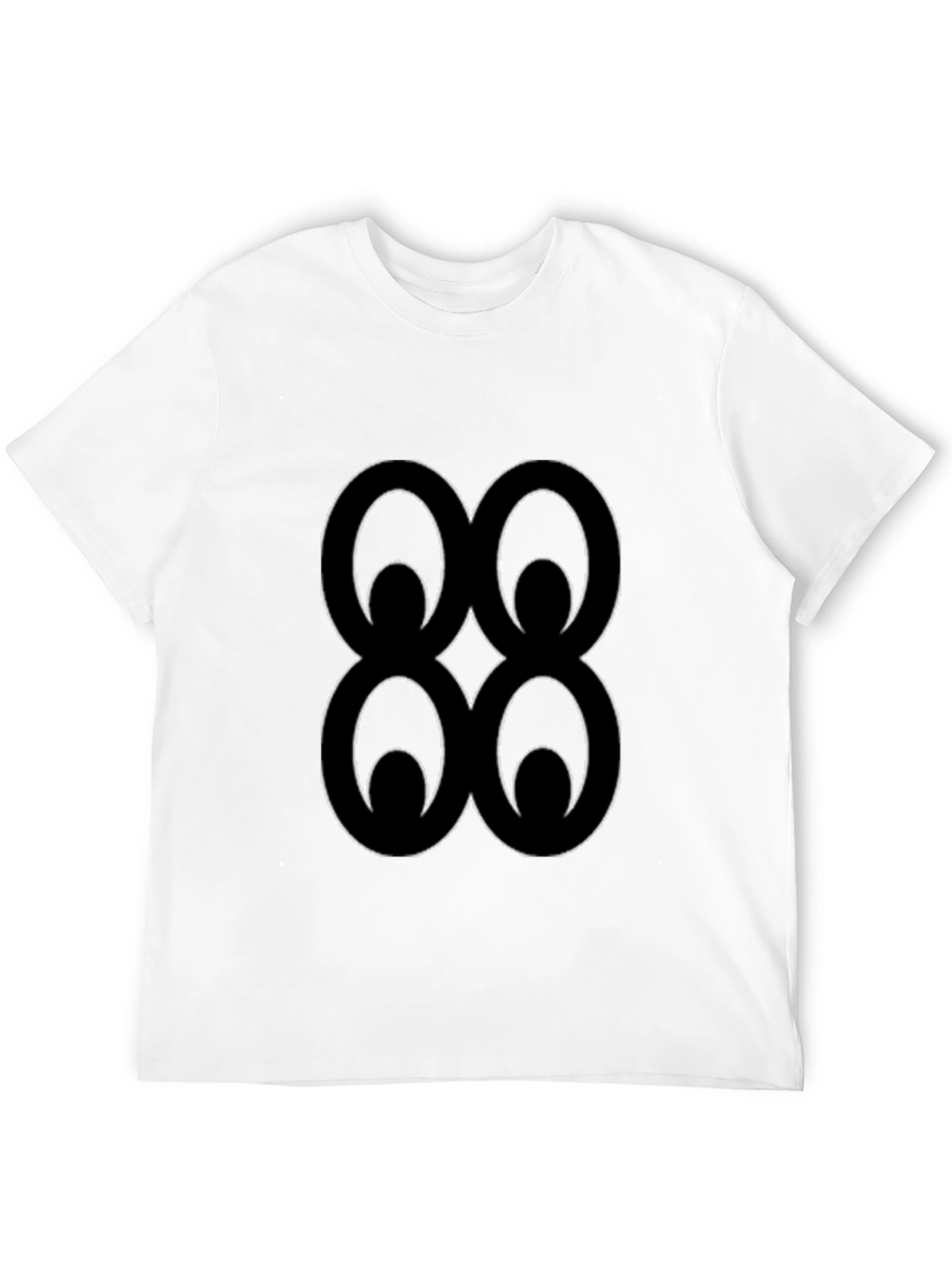 Abstract Graphic Print Crew Neck T-Shirt