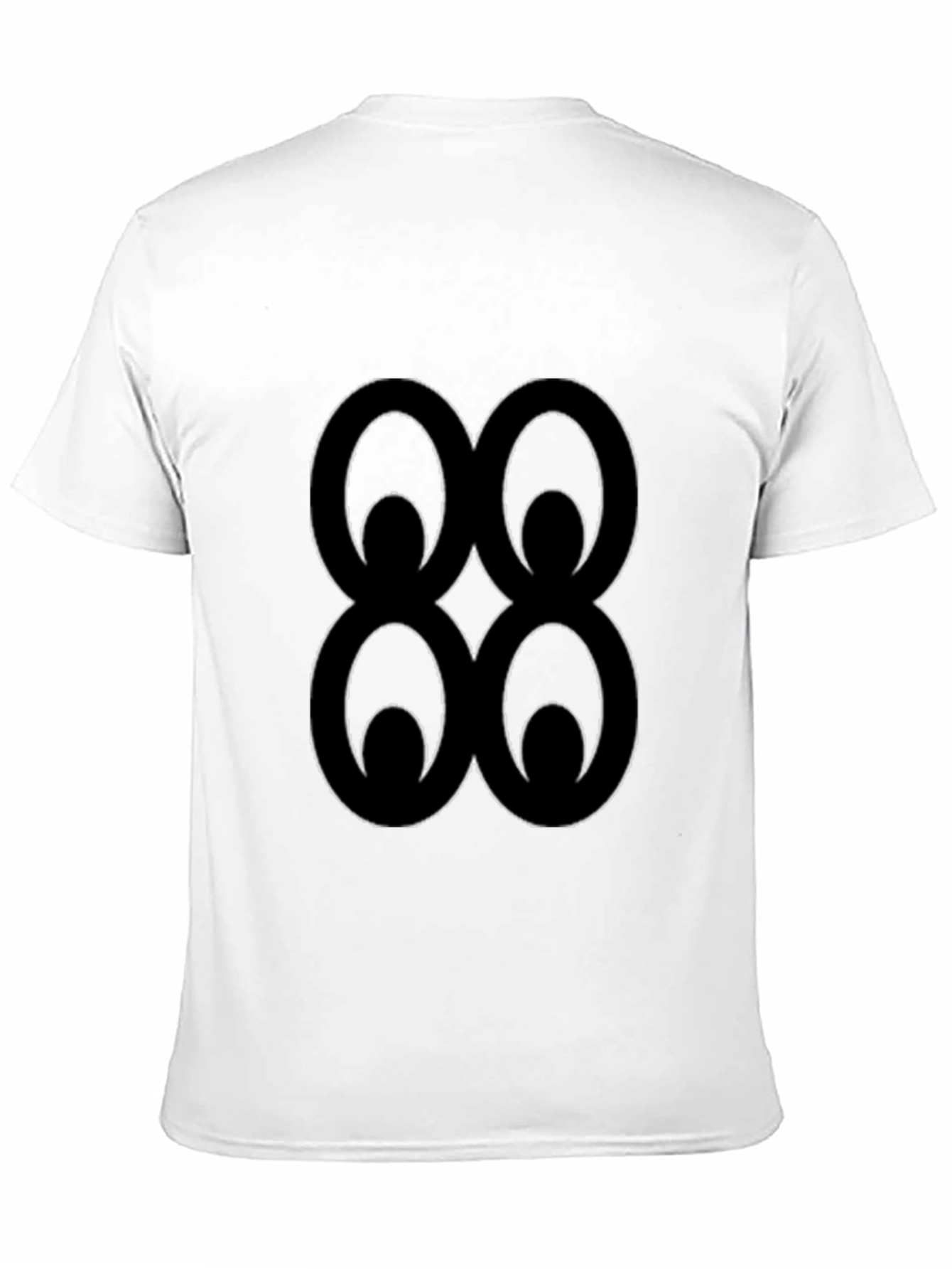 Abstract Graphic Print Crew Neck T-Shirt