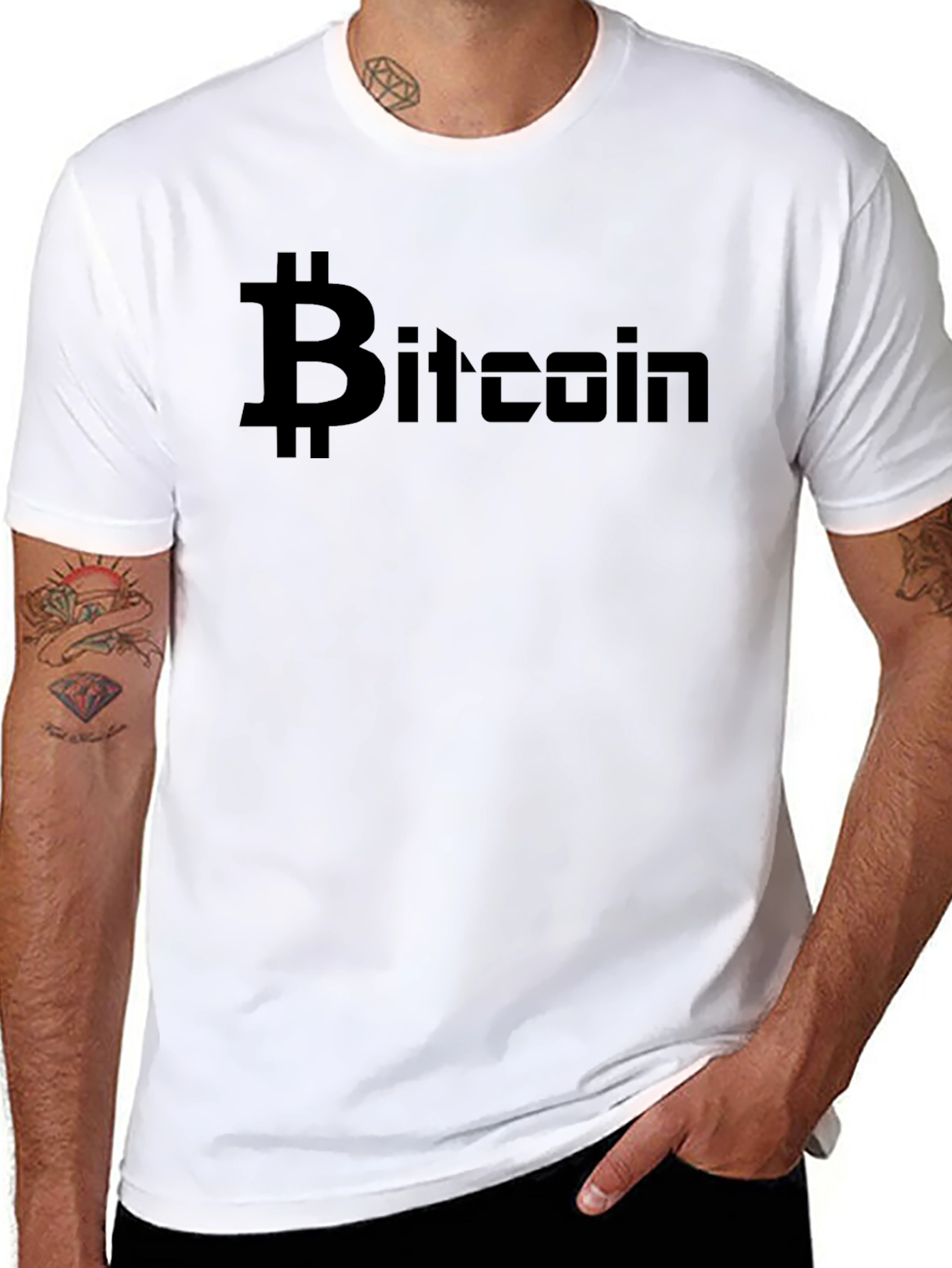 Bitcoin Black Graphic Tee - Crypto T-Shirt