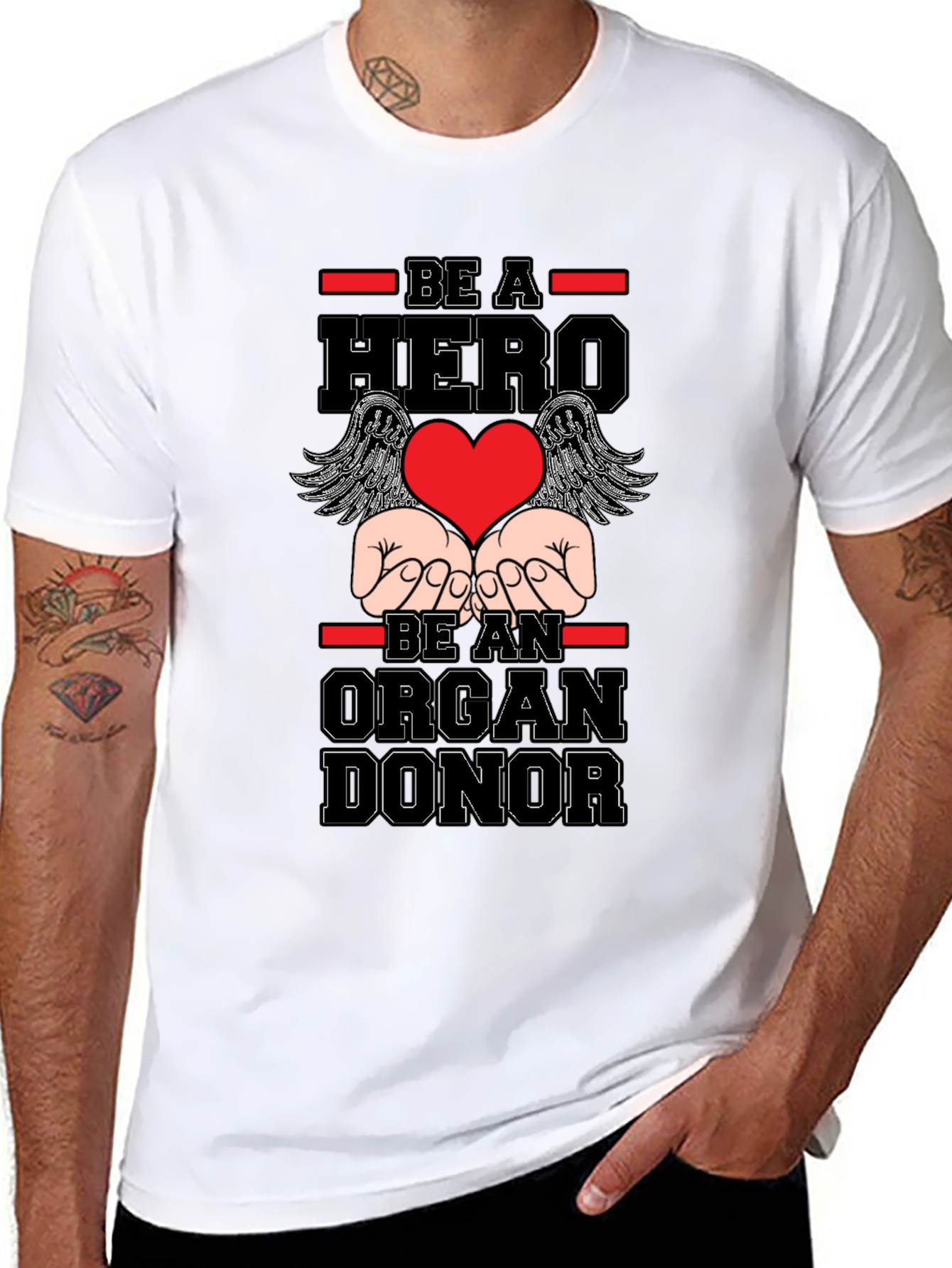 Be A Hero Organ Donor T-Shirt