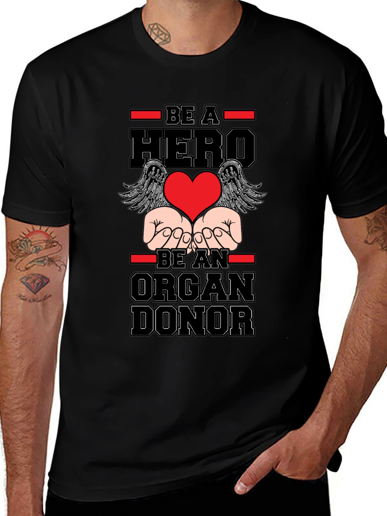 Be A Hero Organ Donor T-Shirt