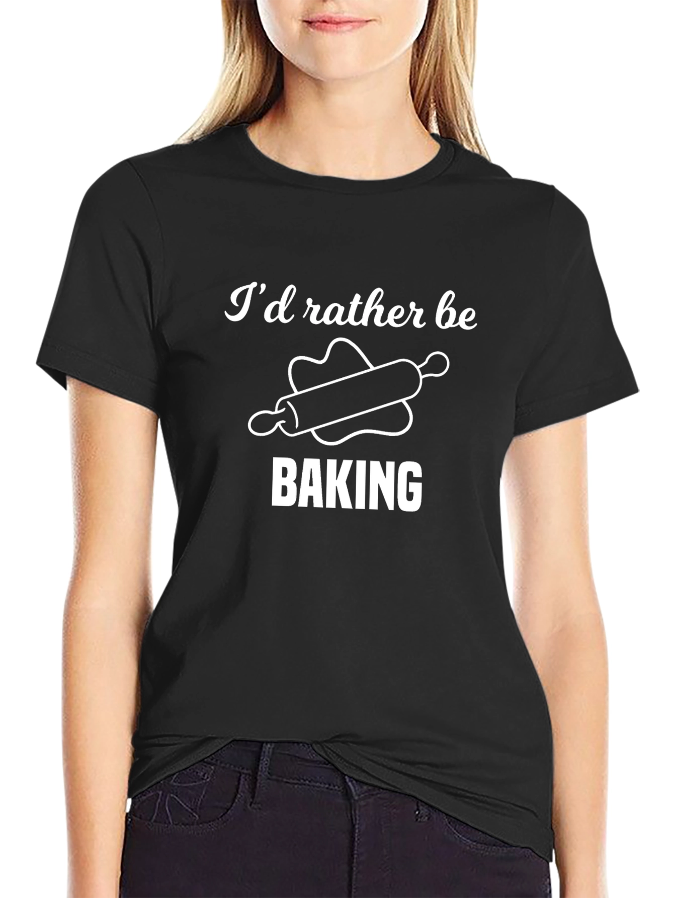 Baking Lovers T-Shirt: Id Rather Be Baking