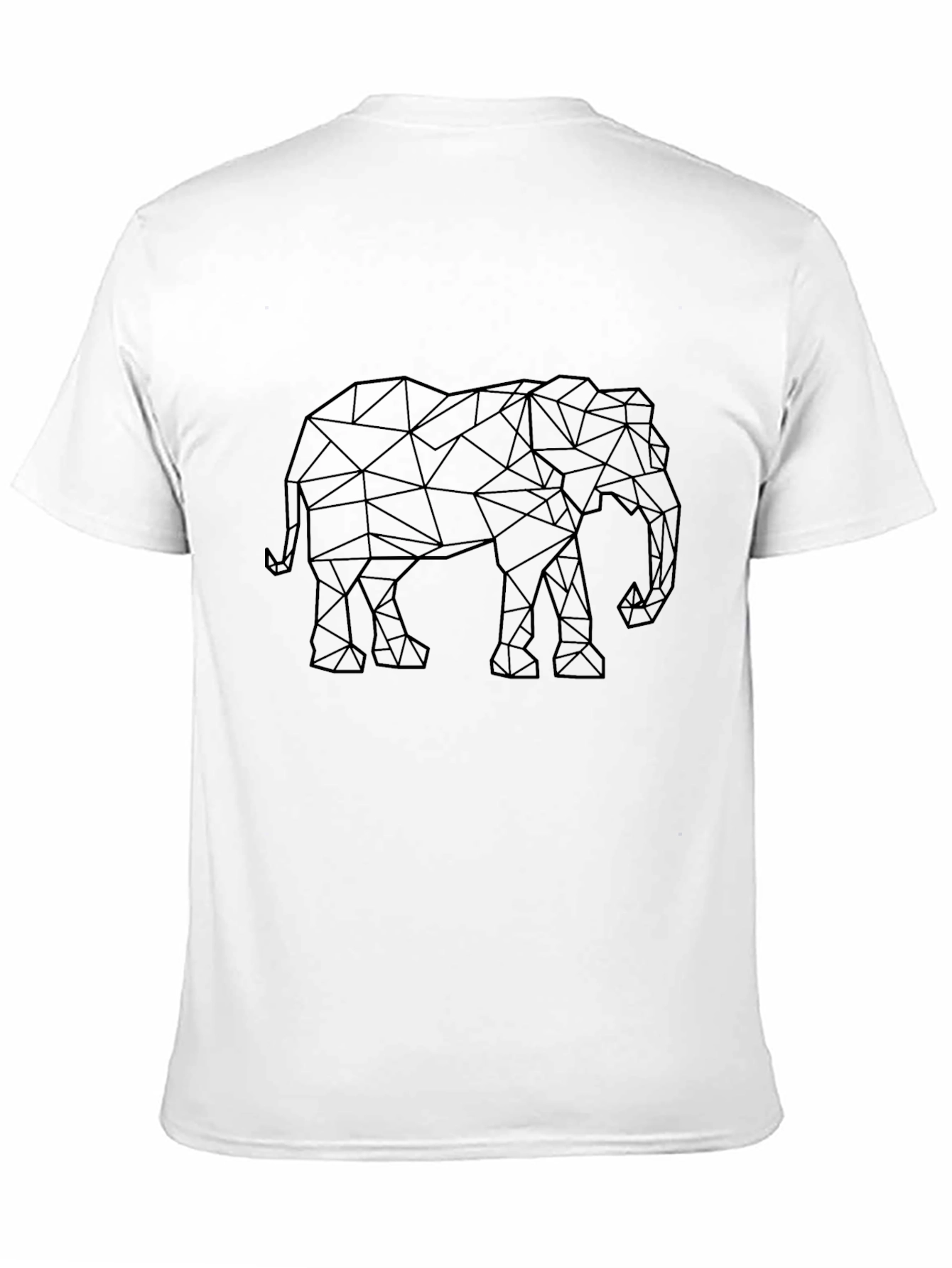 Geometric Elephant T-Shirt - Modern Style