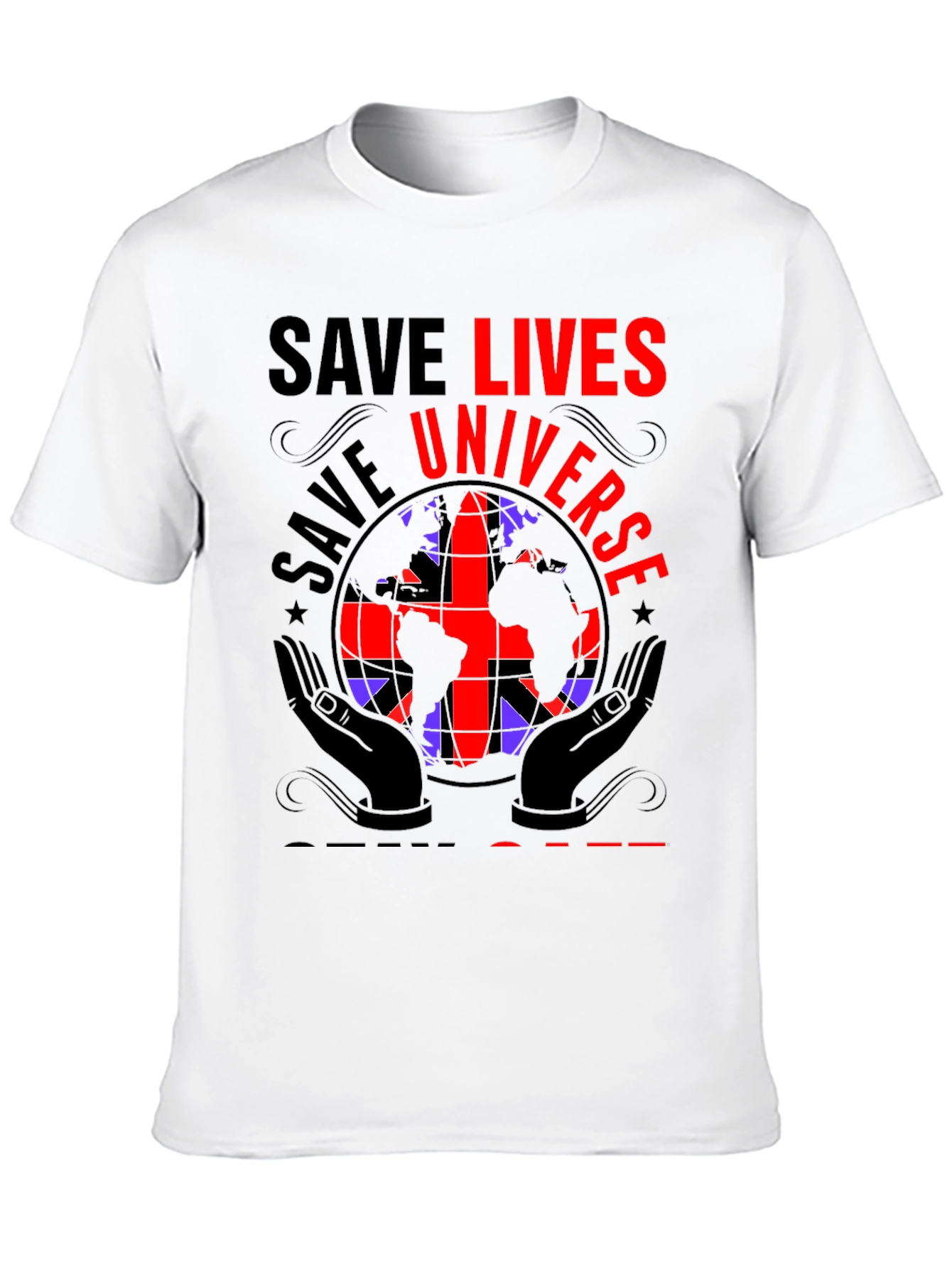 Save Lives Universe Graphic T-Shirt