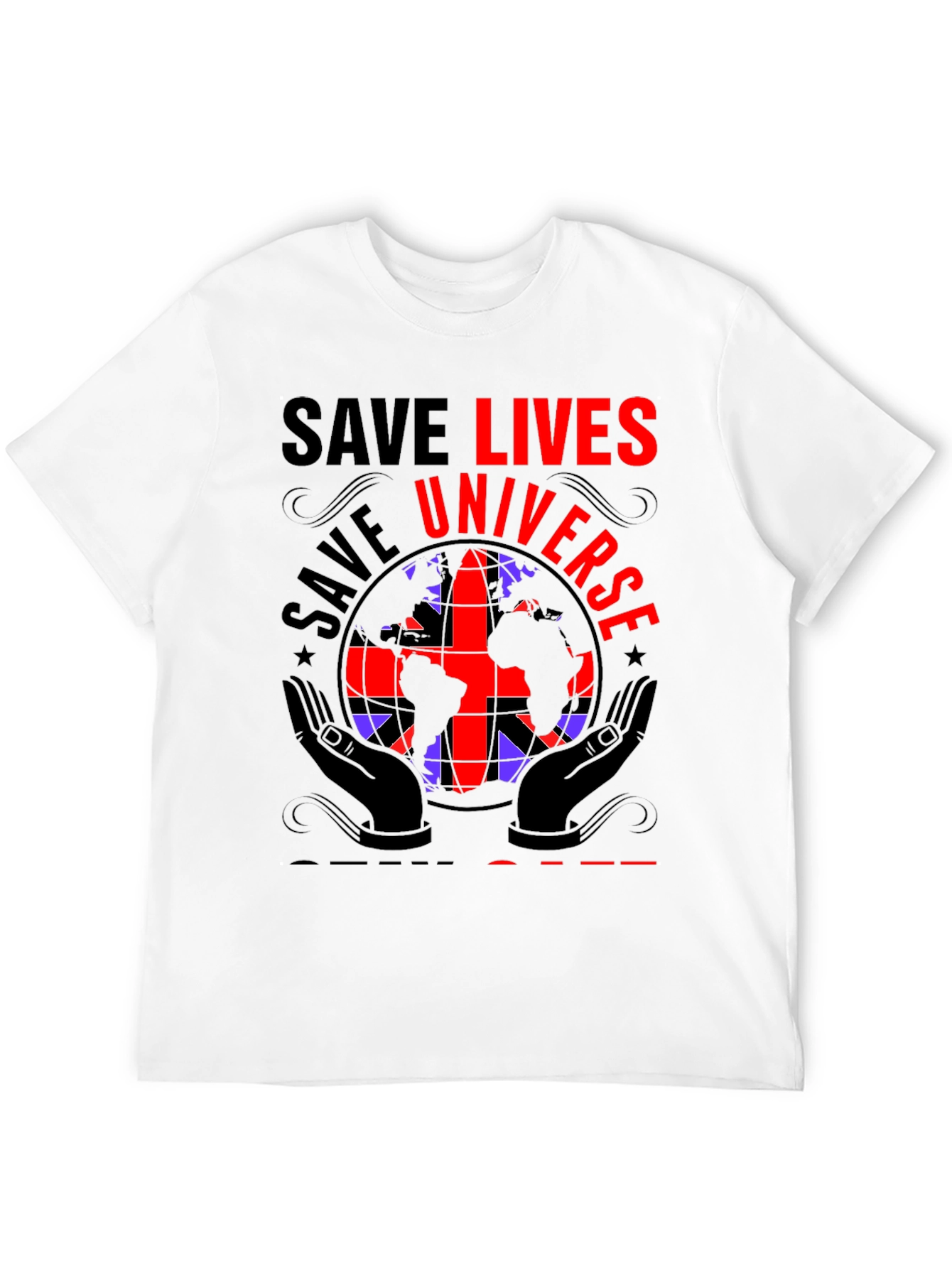 Save Lives Universe Graphic T-Shirt