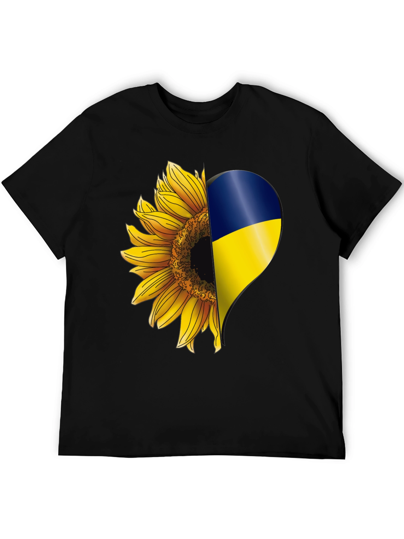 Ukraine Sunflower Heart T-Shirt