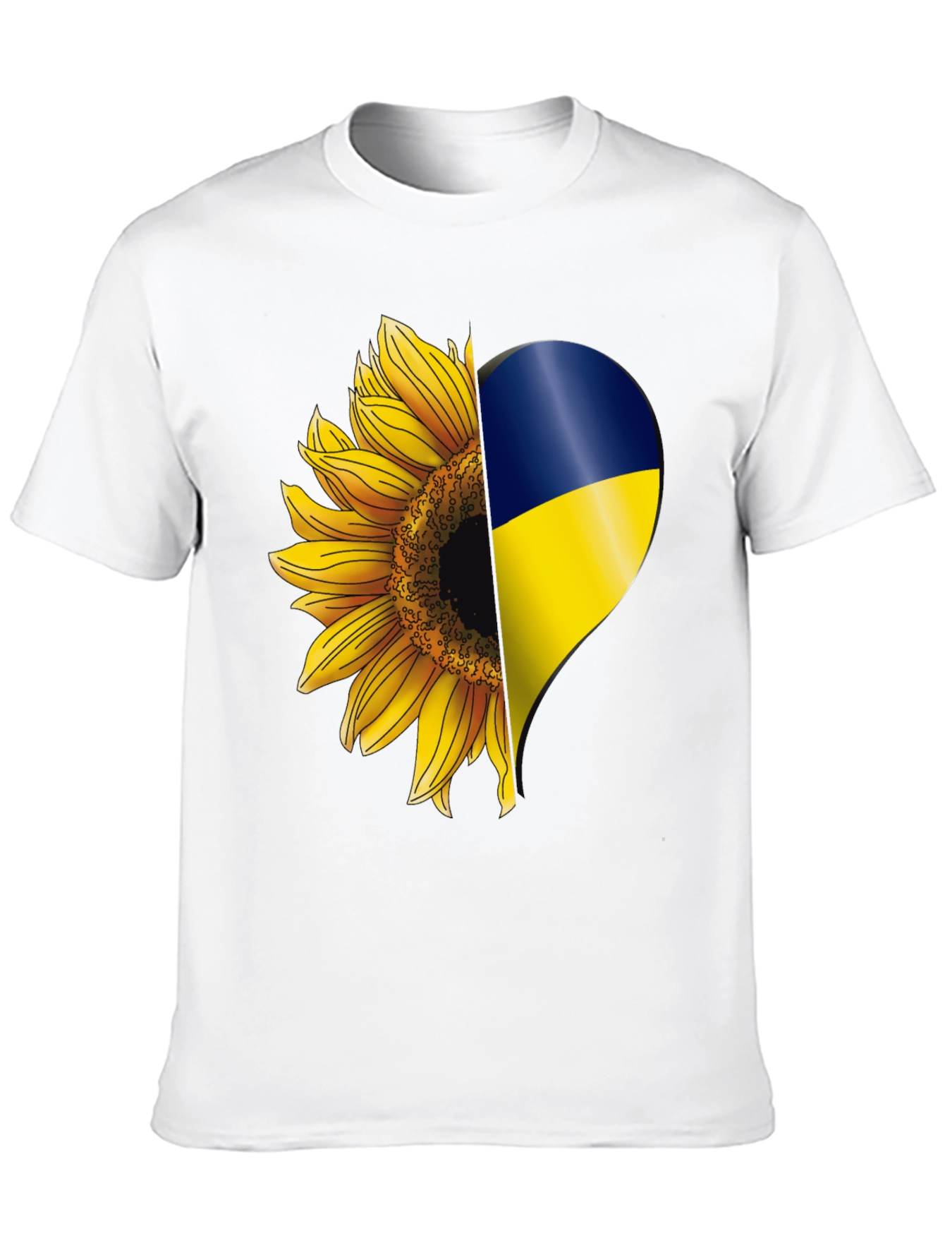 Ukraine Sunflower Heart T-Shirt