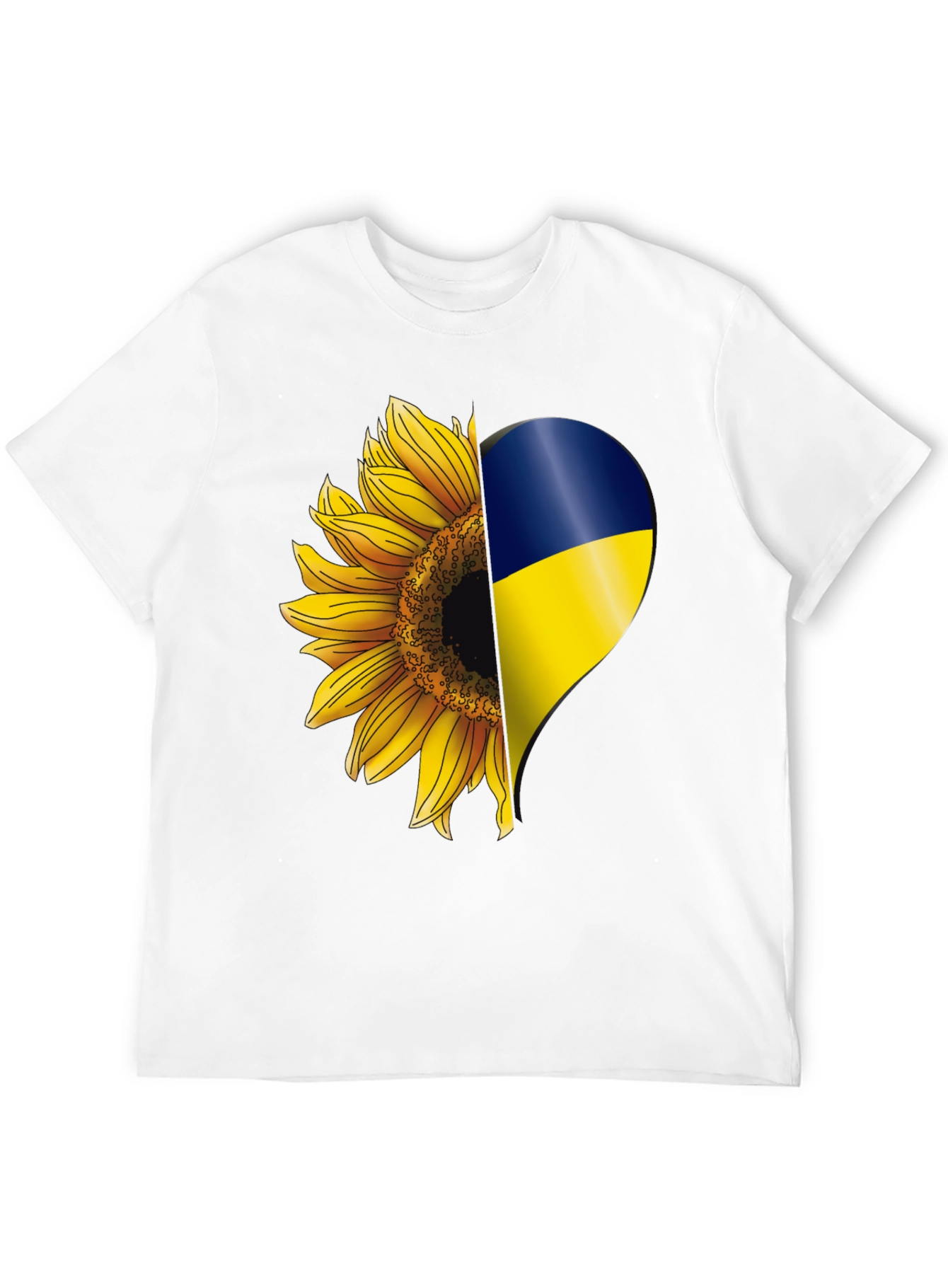 Ukraine Sunflower Heart T-Shirt