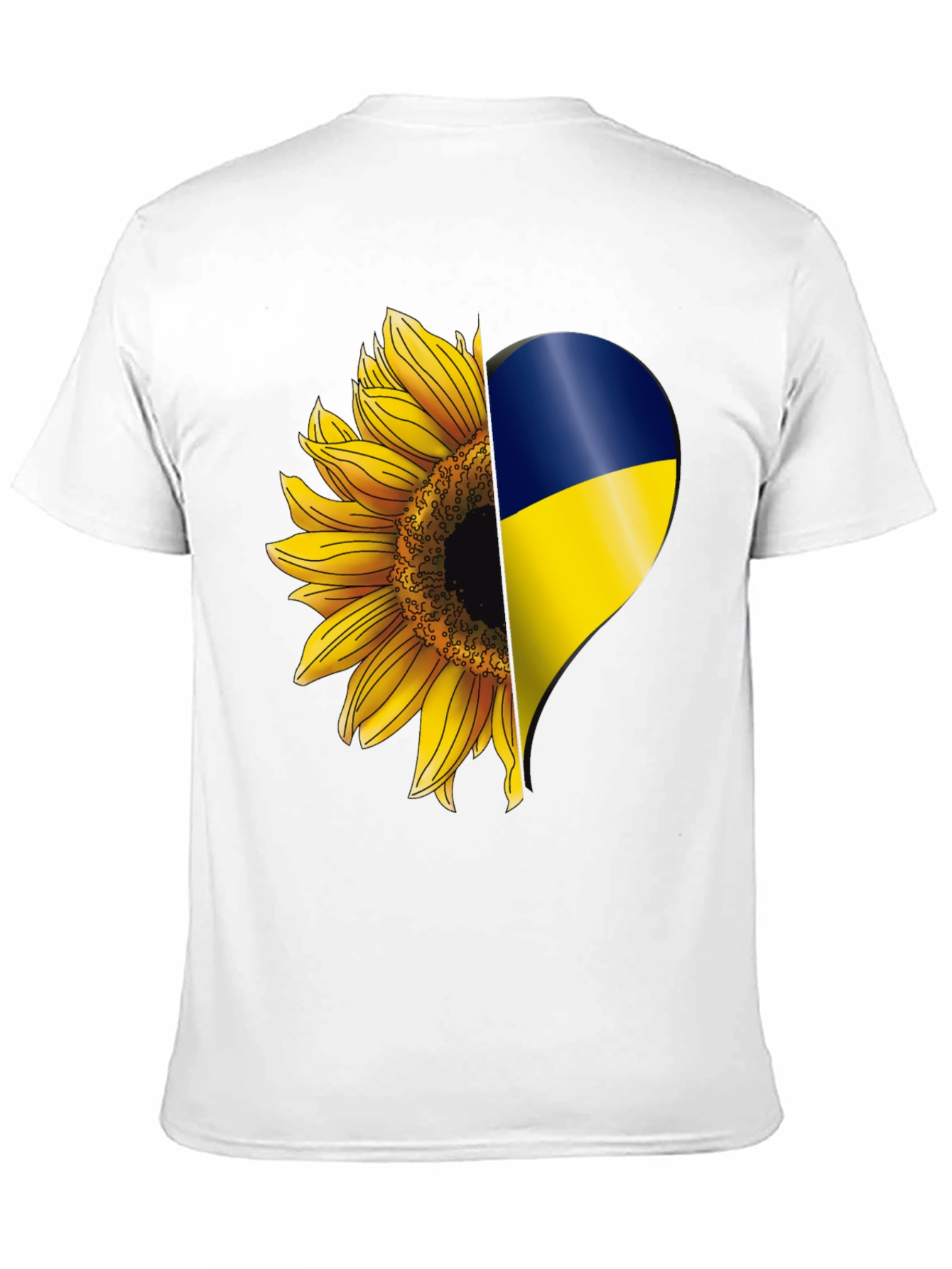 Ukraine Sunflower Heart T-Shirt