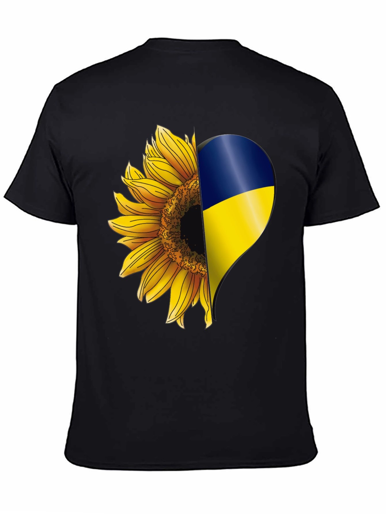 Ukraine Sunflower Heart T-Shirt