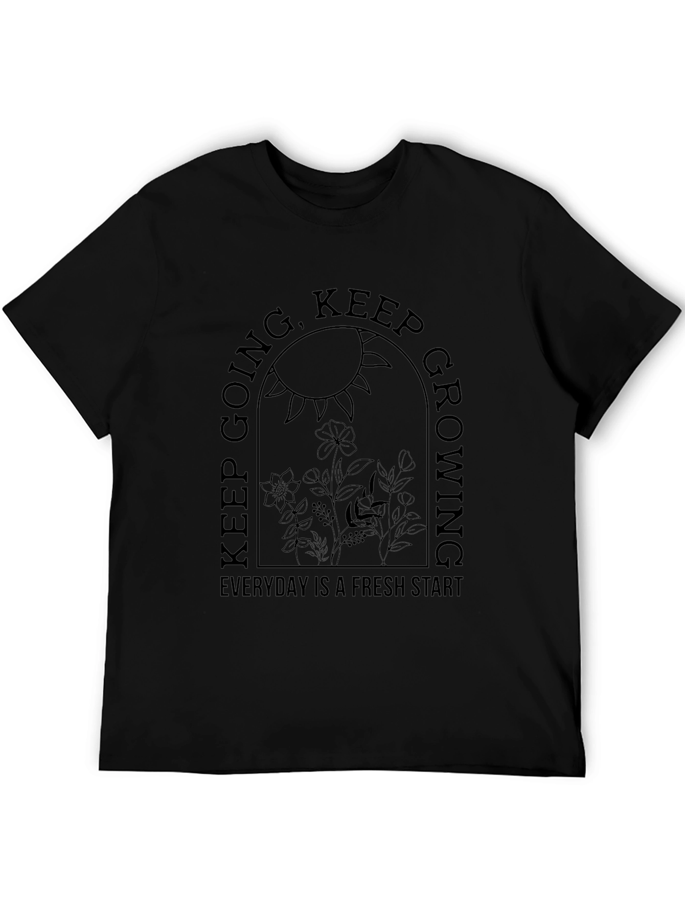Inspirational Keep Going Graphic Tee