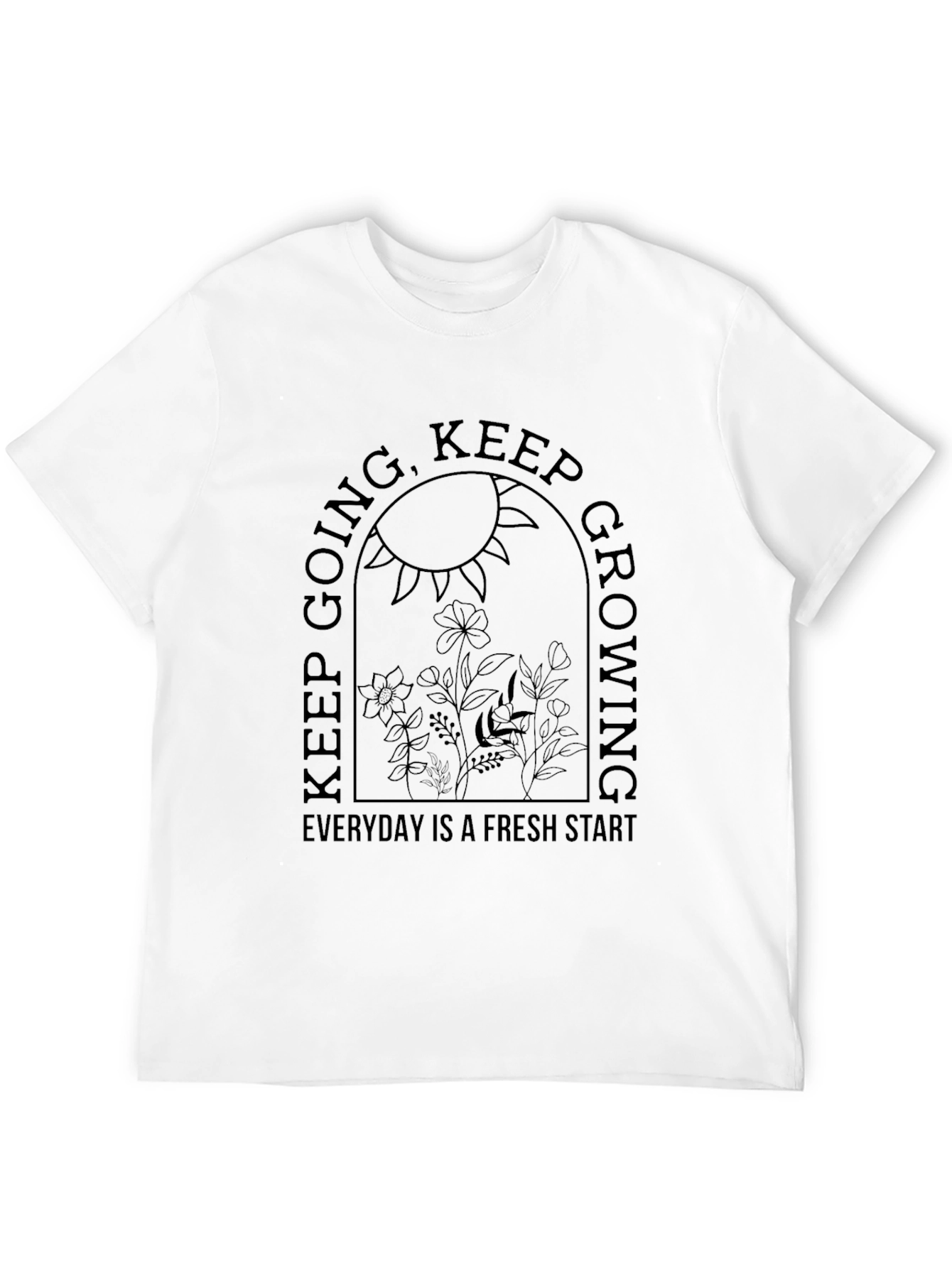 Inspirational Keep Going Graphic Tee