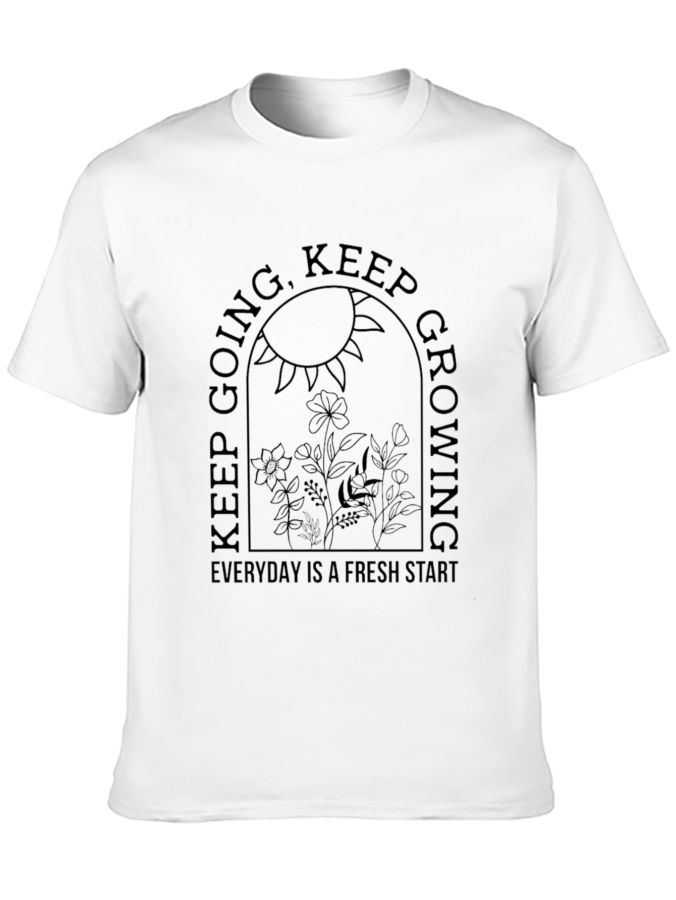 Inspirational Keep Going Graphic Tee