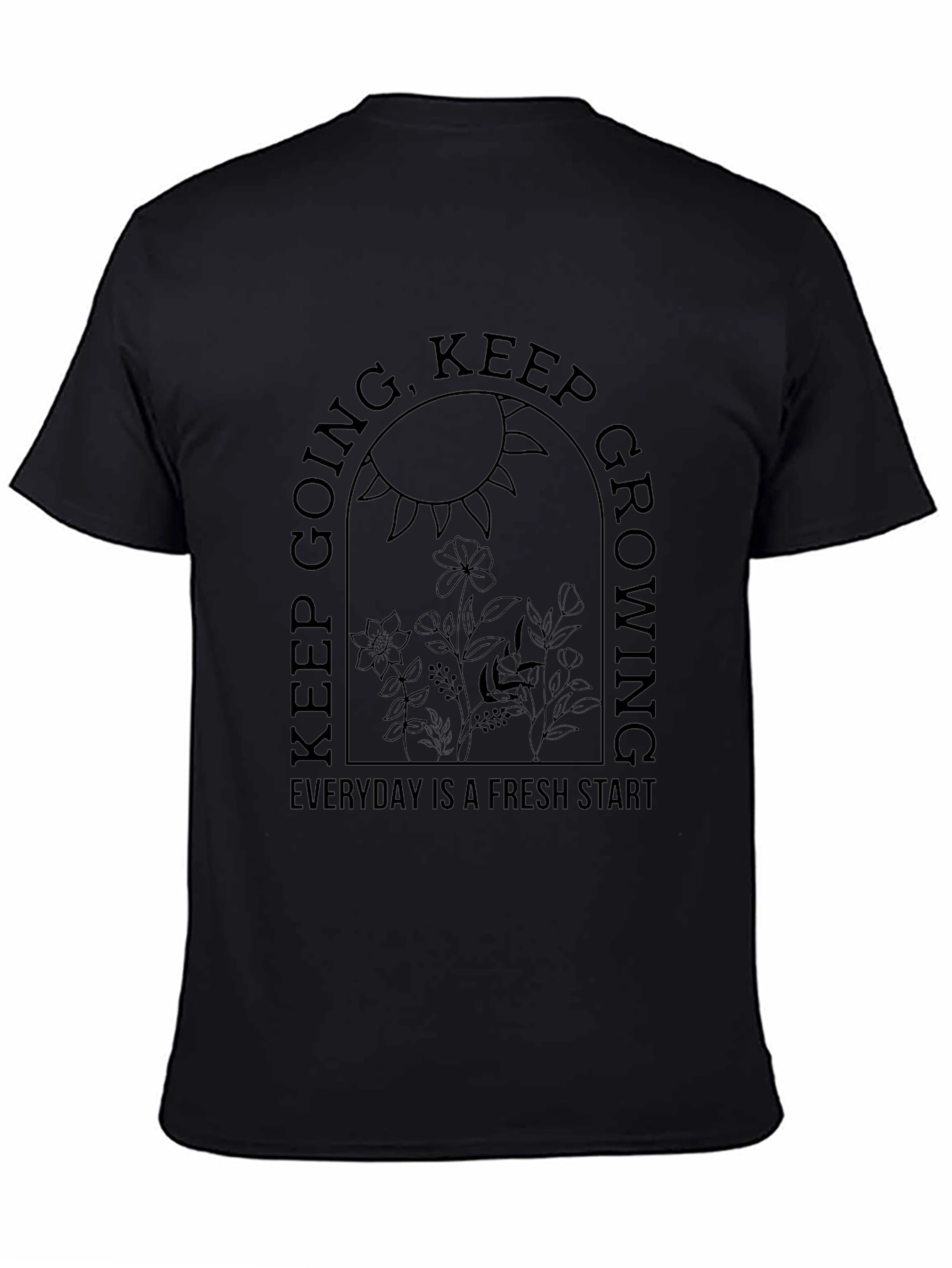 Inspirational Keep Going Graphic Tee