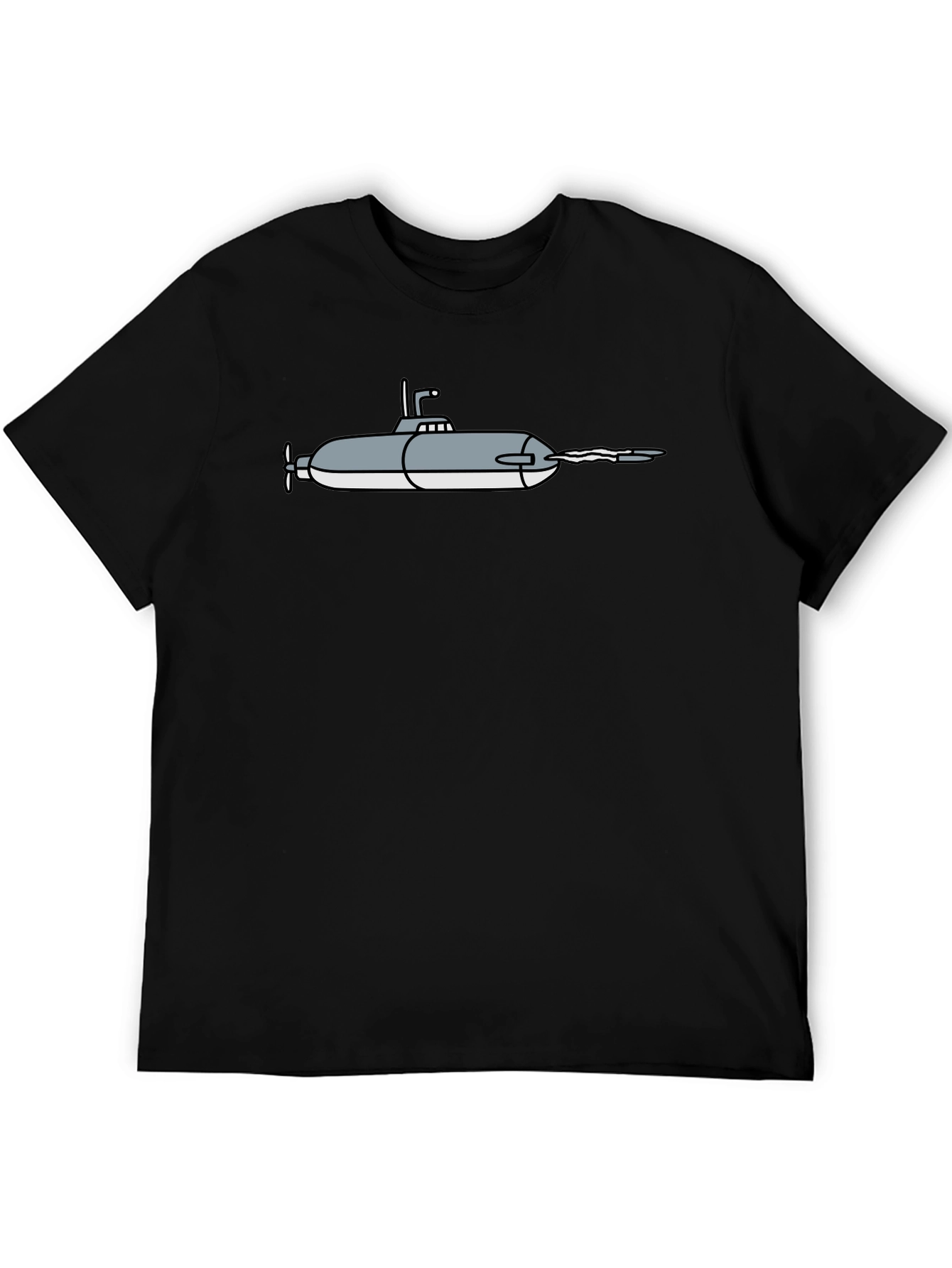 Submarine Graphic Black T-Shirt