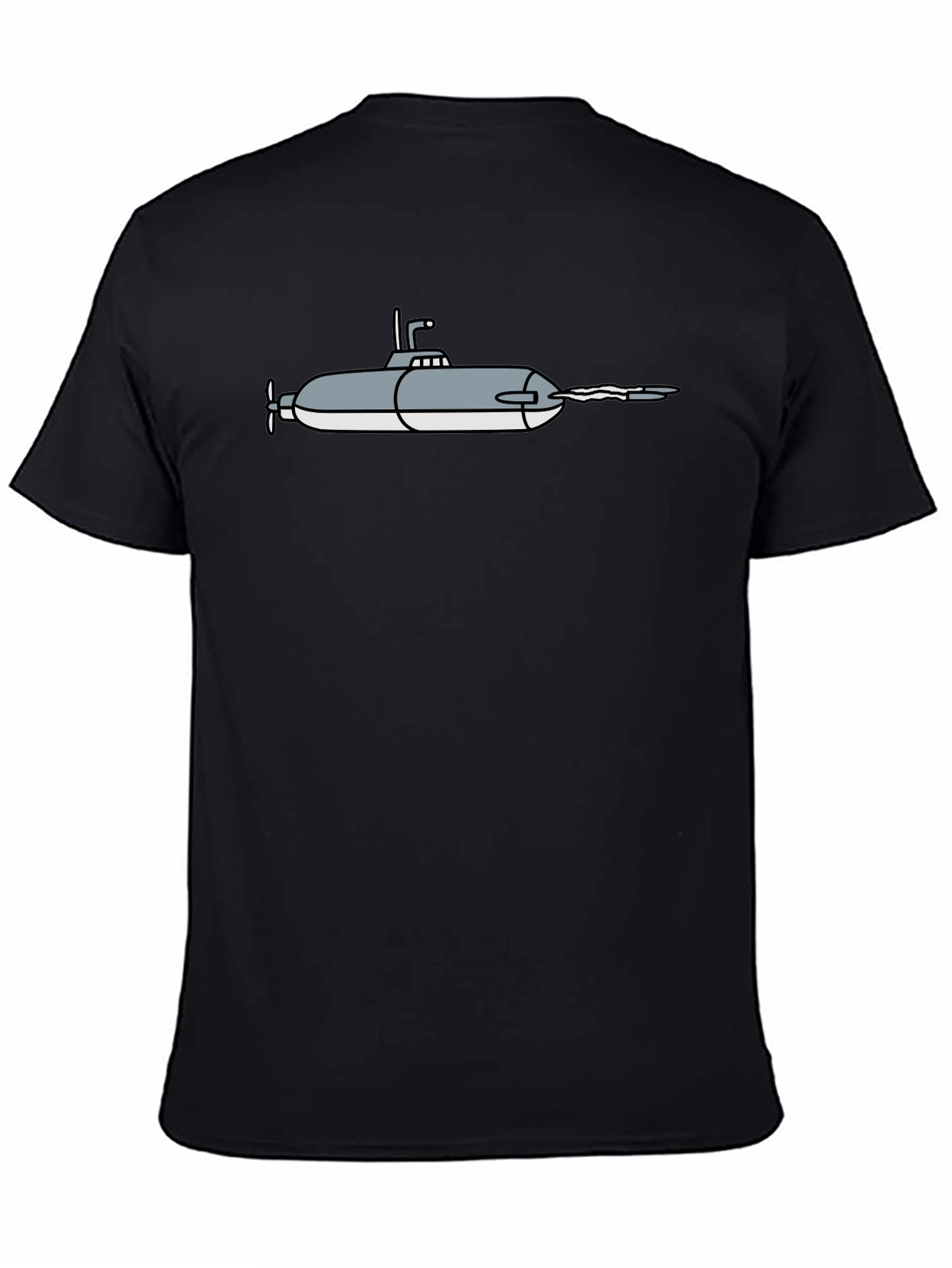 Submarine Graphic Black T-Shirt