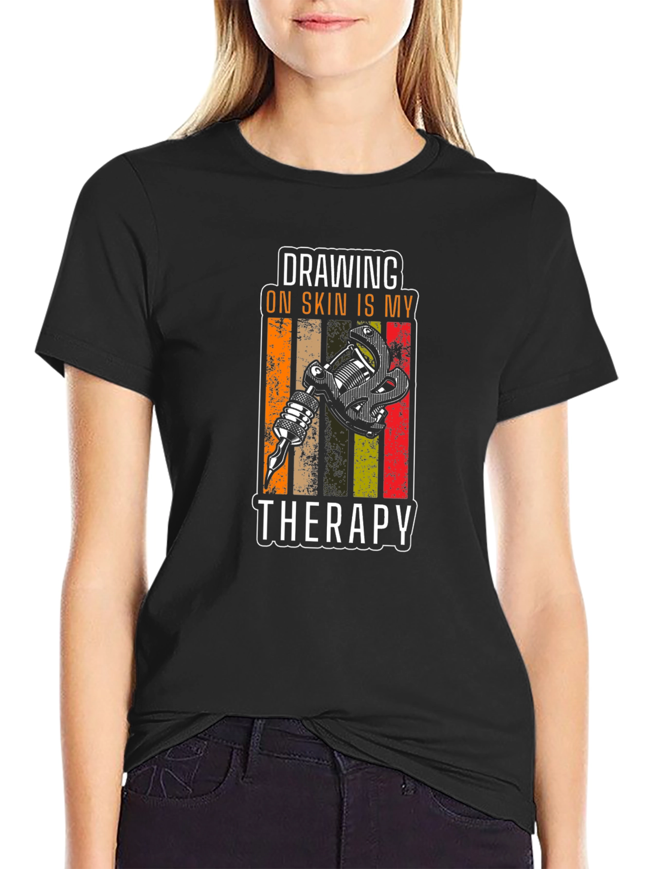 Drawing on Skin is My Therapy T-Shirt