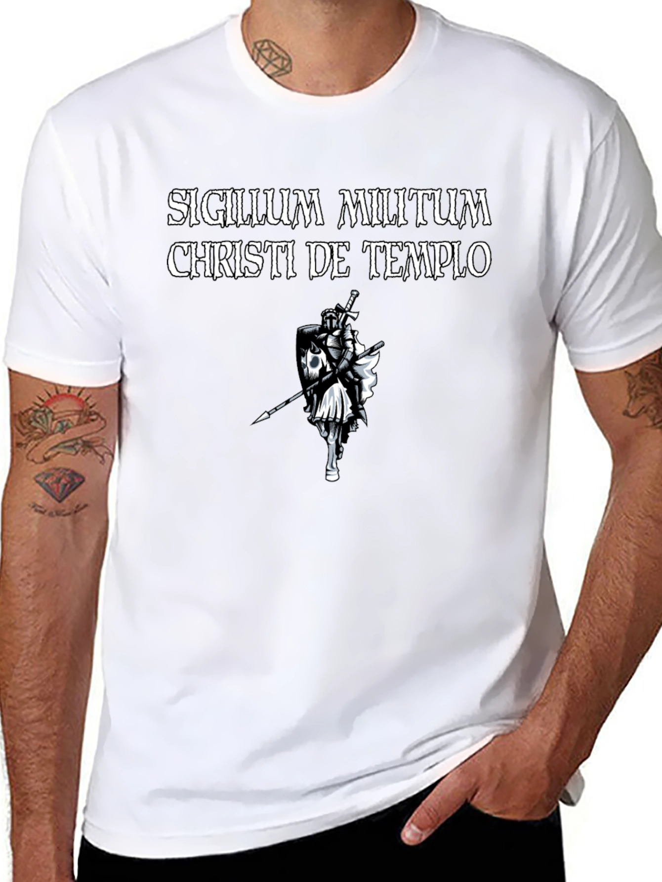 Templar Knight T-Shirt - Sigillum Militum Christi
