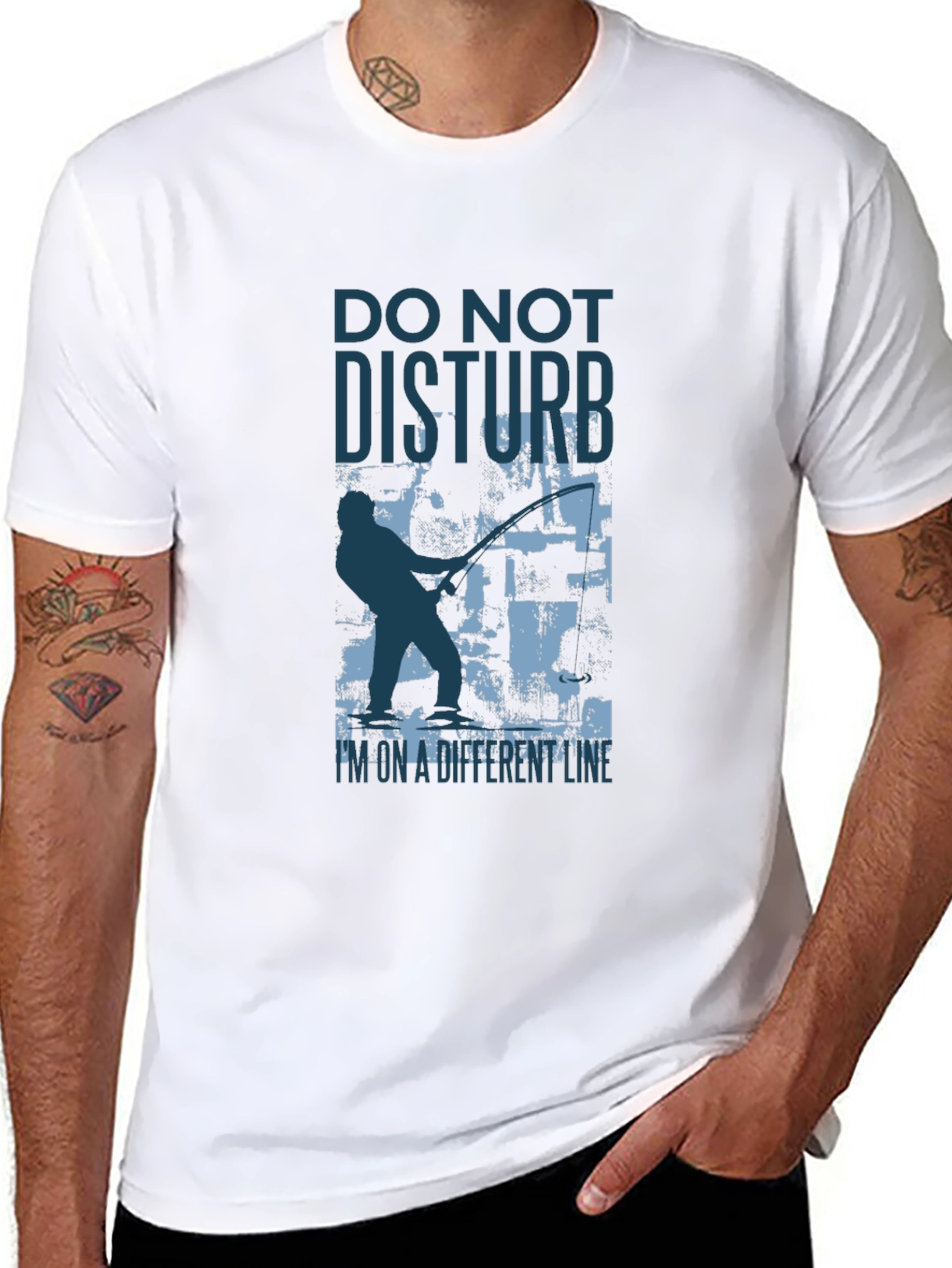 Do Not Disturb Angler T-Shirt Fishing Humor Tee