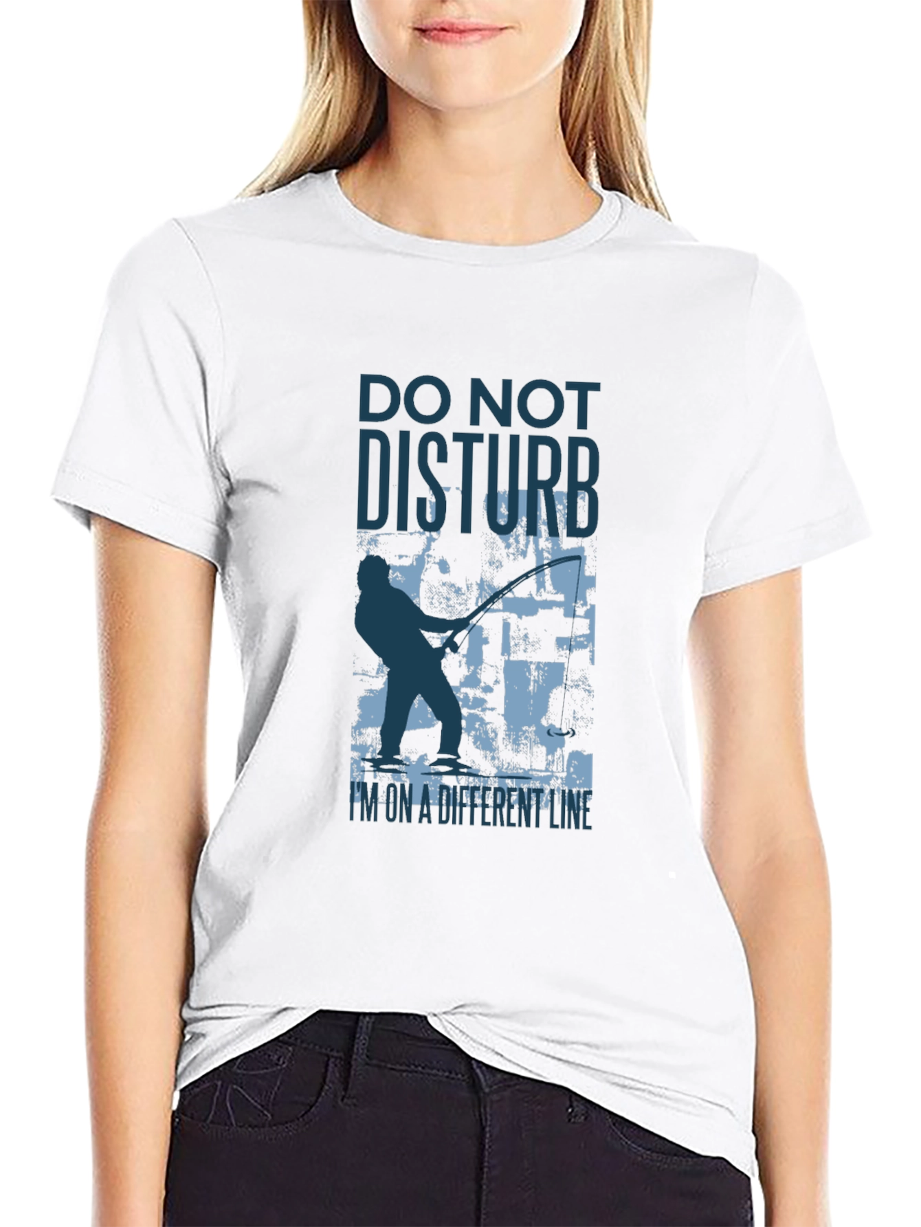 Do Not Disturb Angler T-Shirt Fishing Humor Tee
