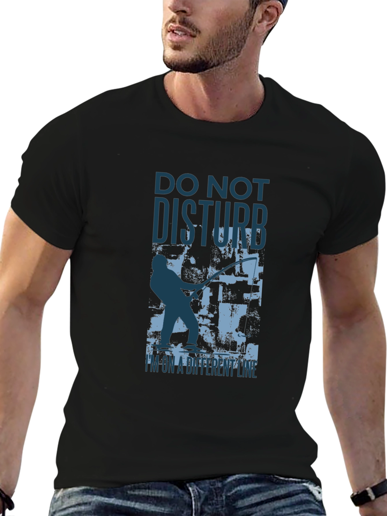 Do Not Disturb Angler T-Shirt Fishing Humor Tee