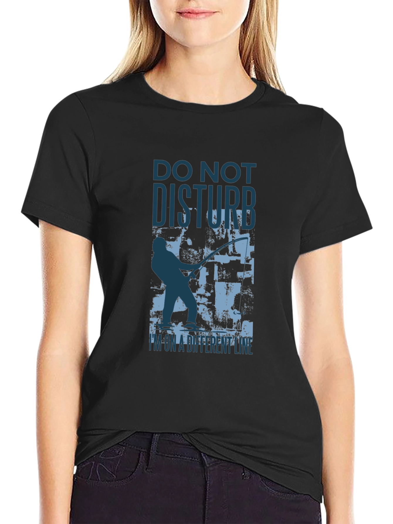Do Not Disturb Angler T-Shirt Fishing Humor Tee