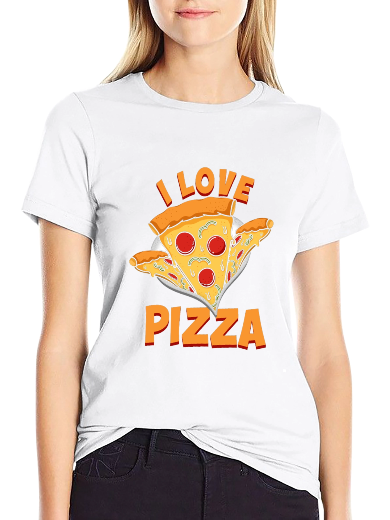 I Love Pizza Graphic Tee - Comfort Fit
