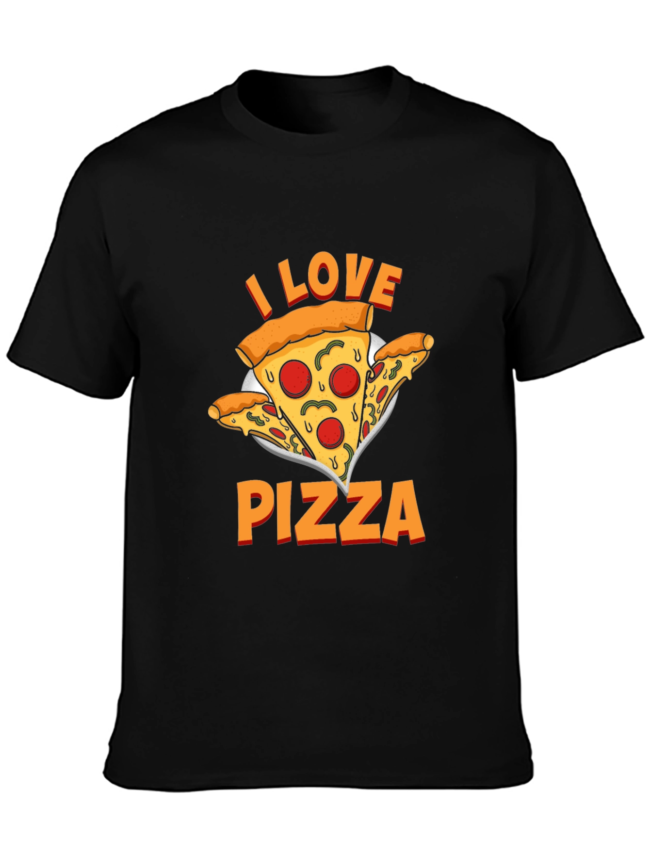 I Love Pizza Graphic Tee - Comfort Fit