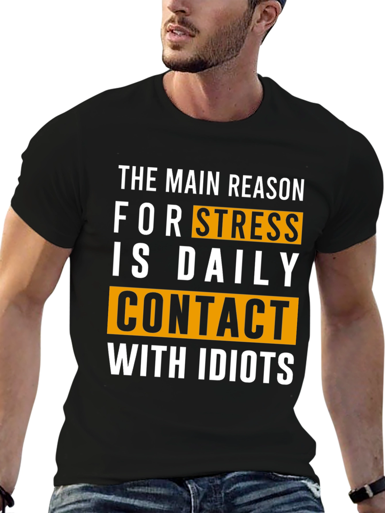 Stress Idiots T-Shirt: Humorous Daily Life Wear