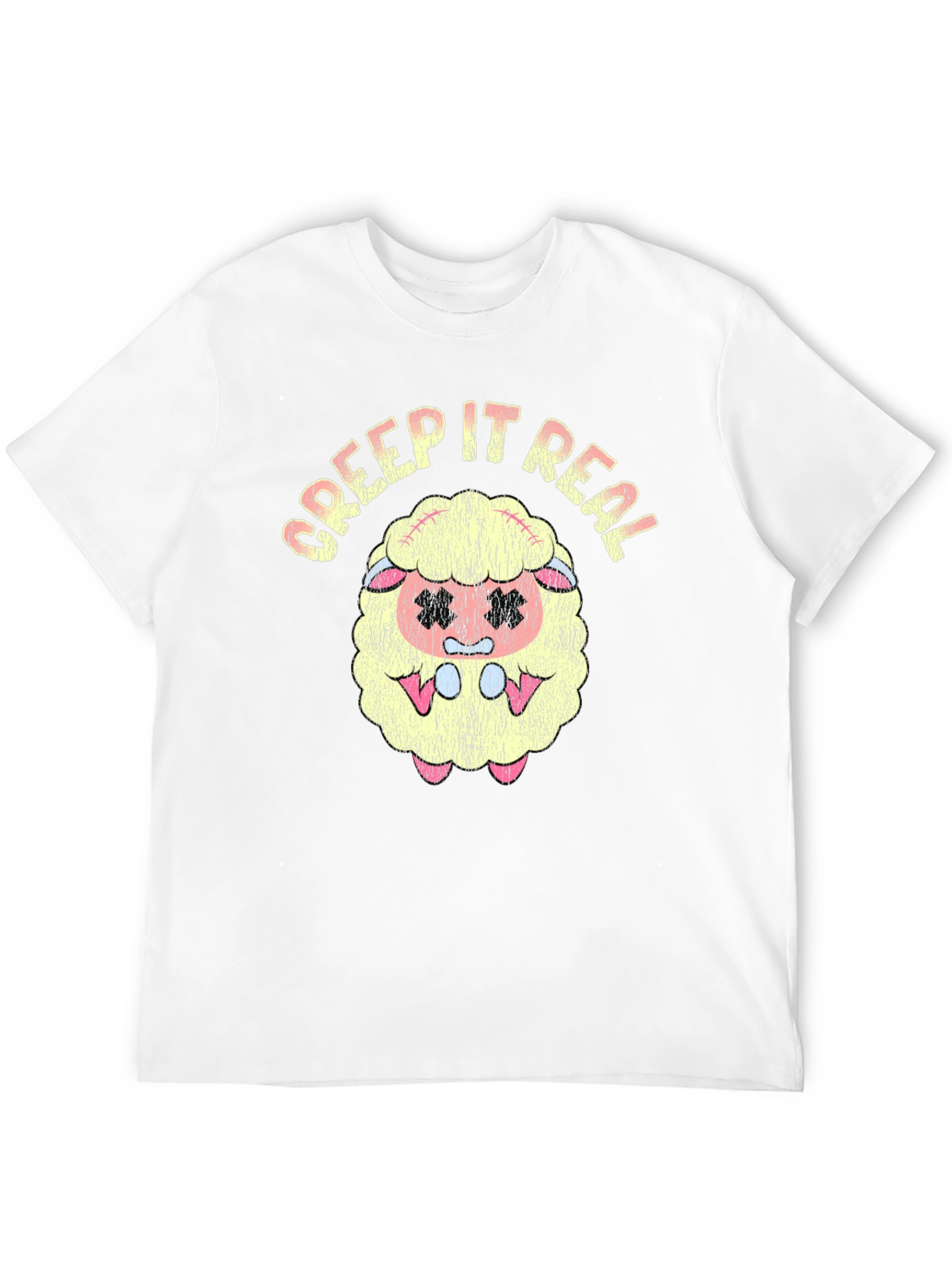 Creep It Real Sheep Black T-Shirt
