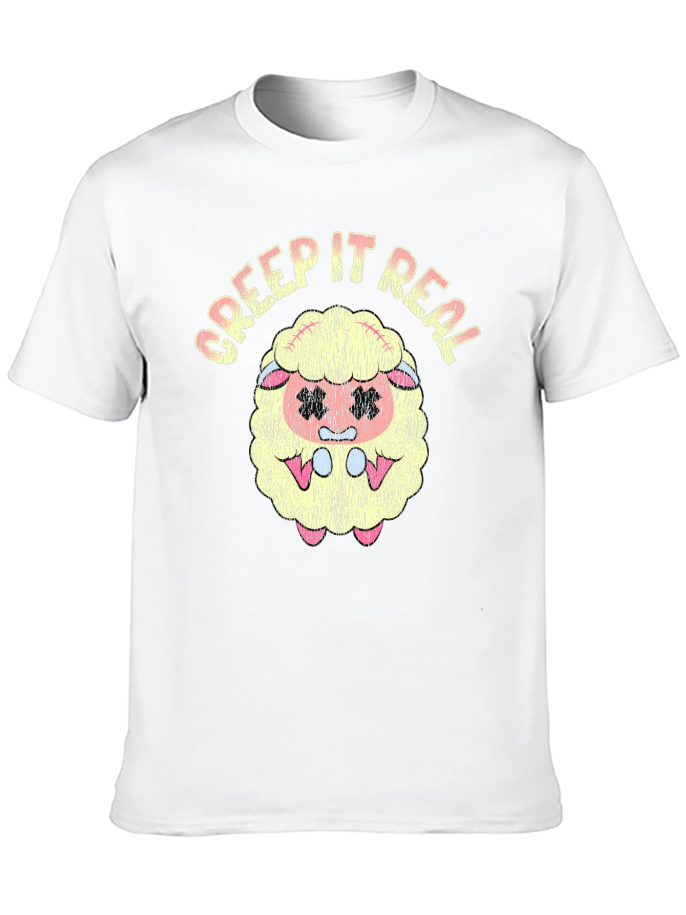 Creep It Real Sheep Black T-Shirt