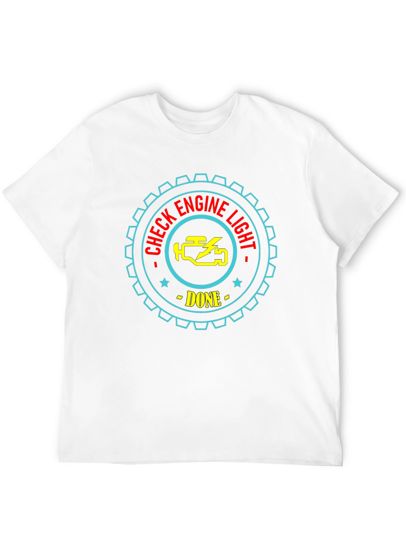 Check Engine Light Done Graphic T-Shirt