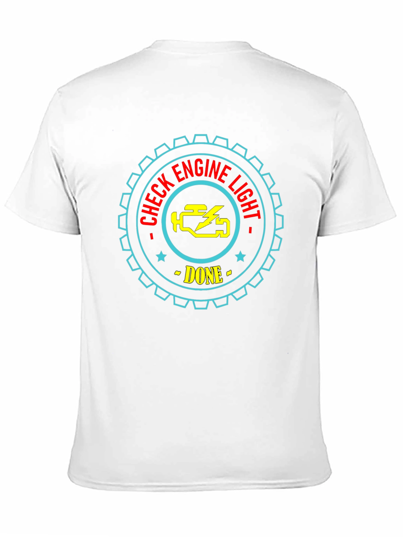 Check Engine Light Done Graphic T-Shirt