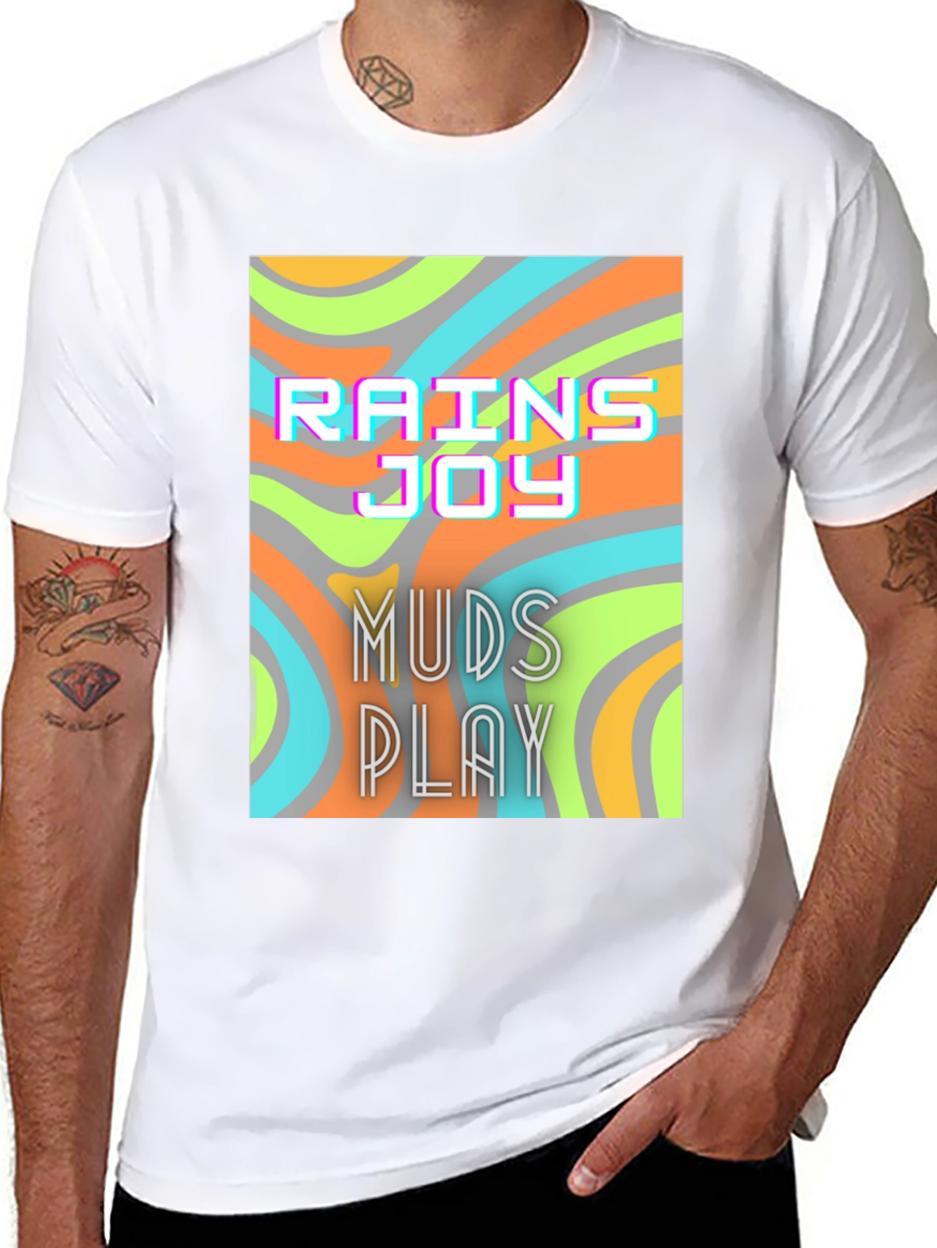 Rains Joy Mud Play Graphic Tee