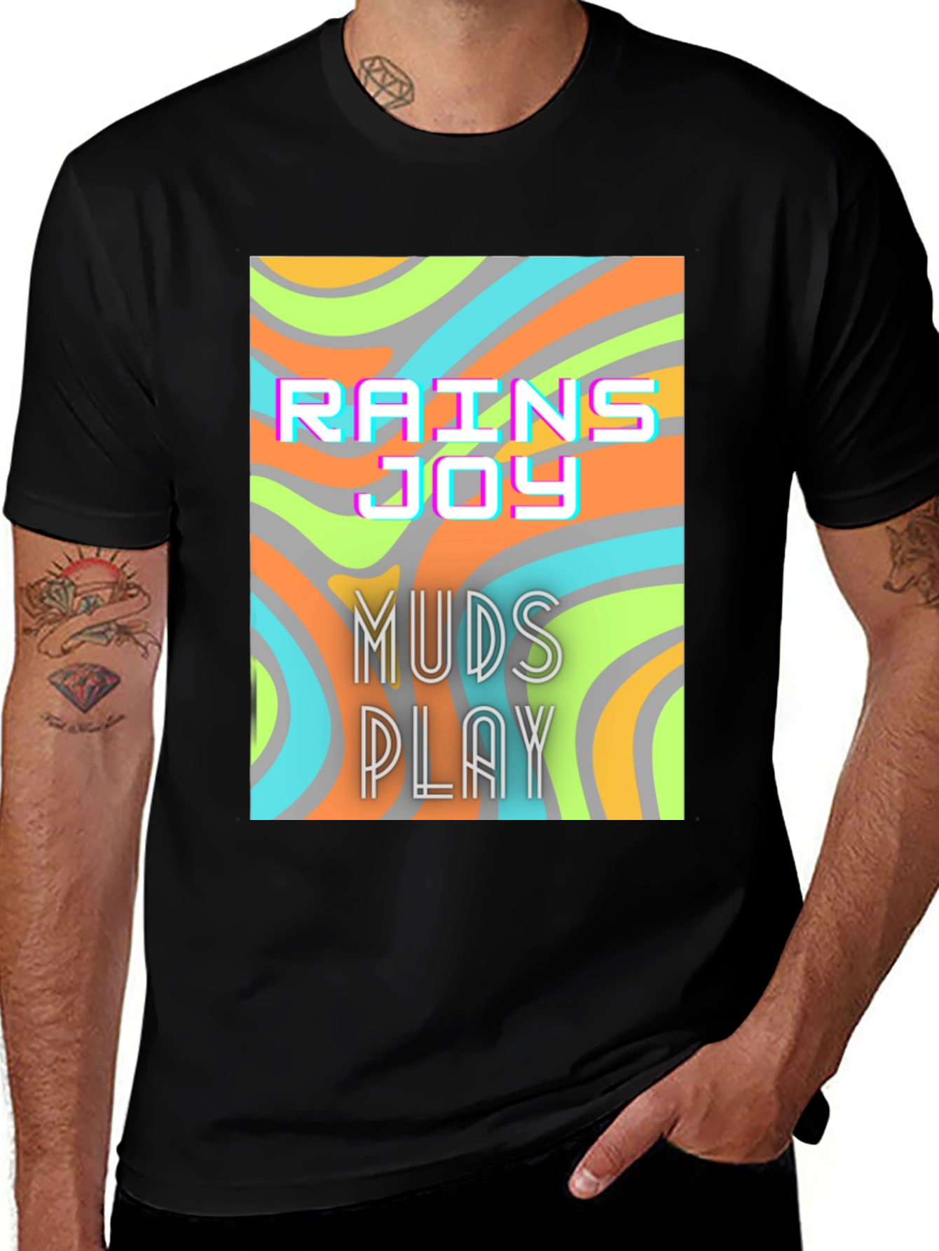 Rains Joy Mud Play Graphic Tee
