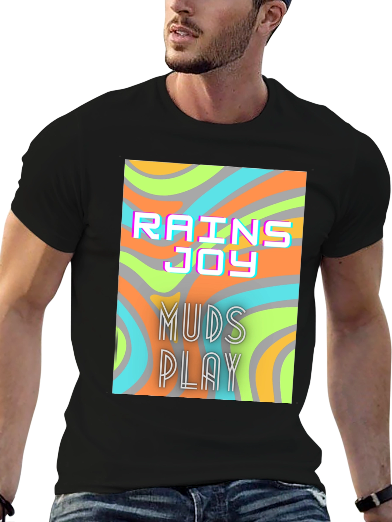 Rains Joy Mud Play Graphic Tee