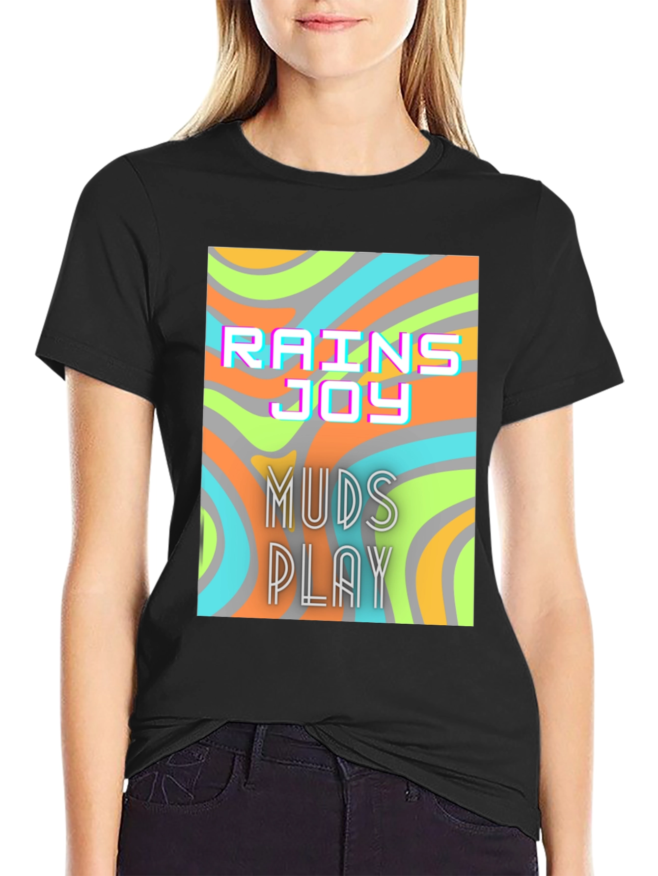 Rains Joy Mud Play Graphic Tee