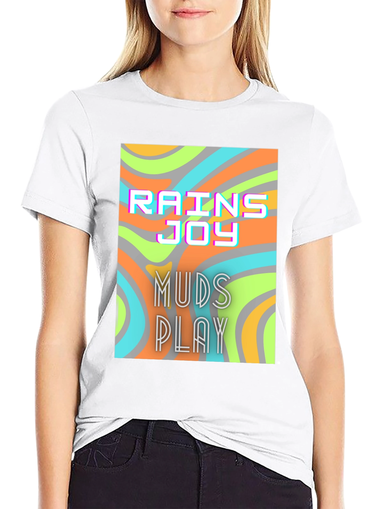 Rains Joy Mud Play Graphic Tee