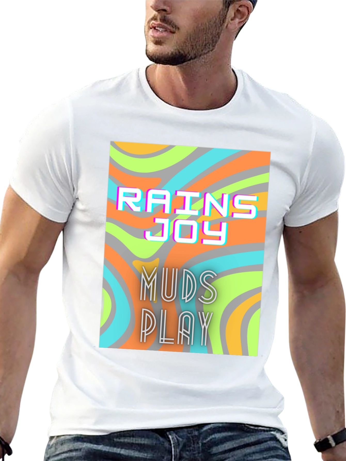 Rains Joy Mud Play Graphic Tee