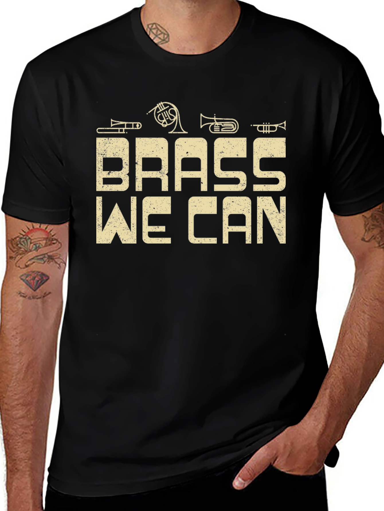 Brass We Can T-Shirt Music Band Tee