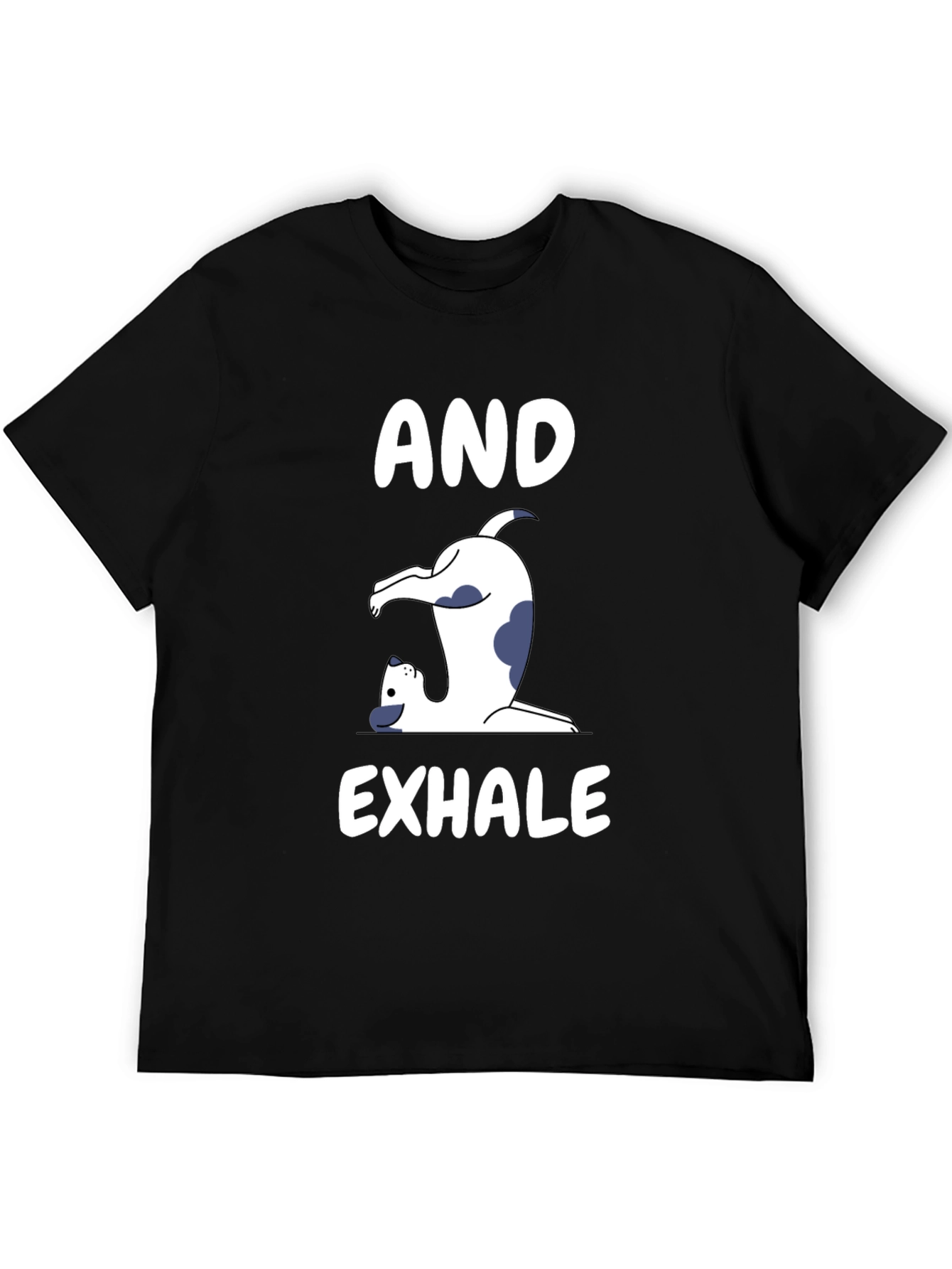 And Exhale Yoga Dog T-Shirt